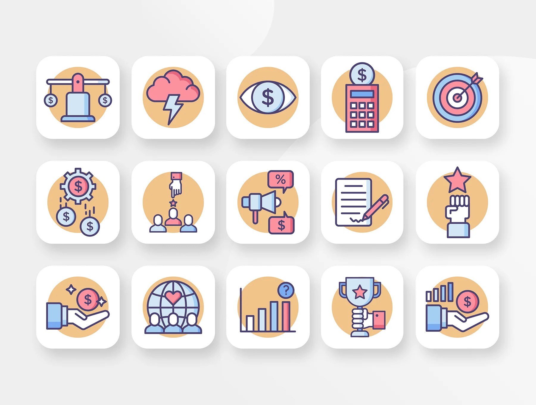 30 Animated Business Icons 3