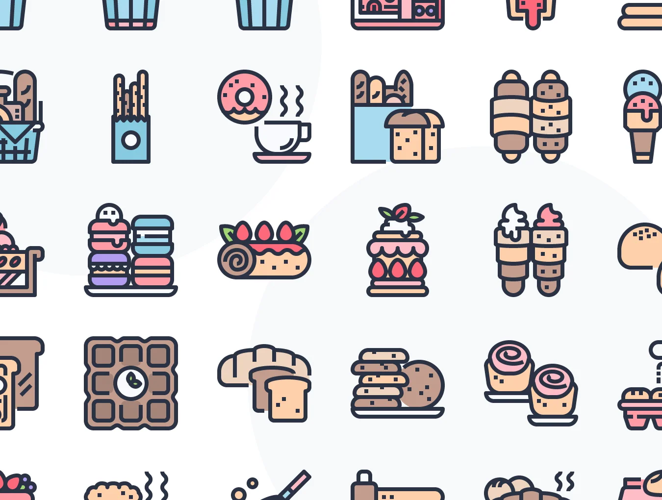30 Bakery icons 3