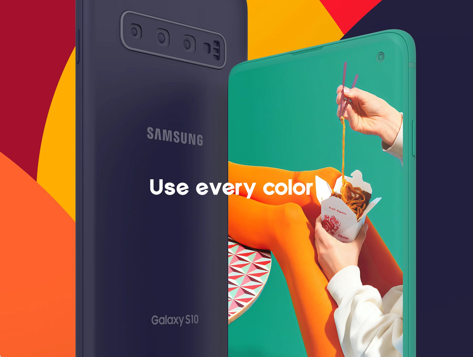 30 Samsung Galaxy S10 Clay Mockup 3