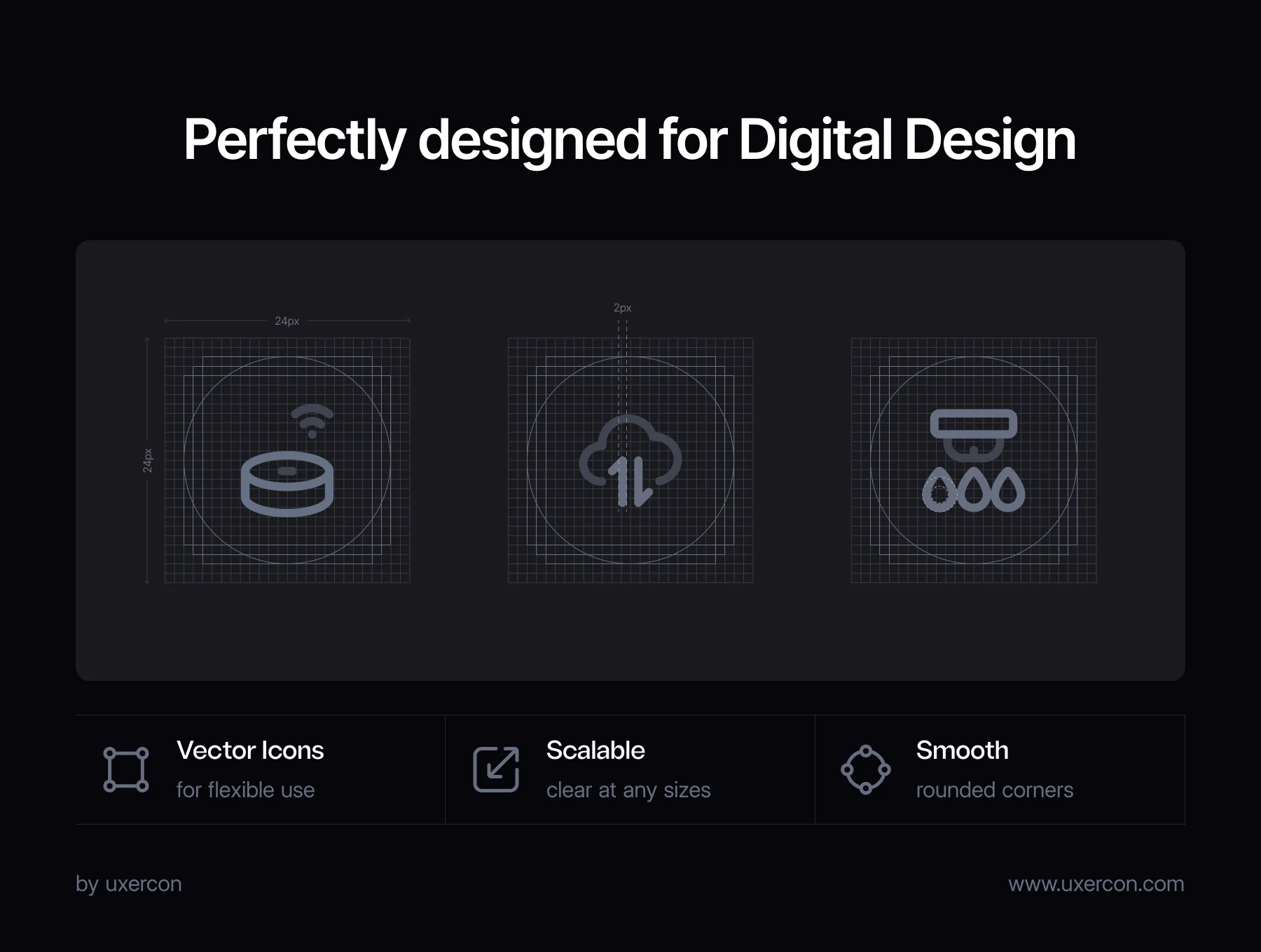 3000+ Duocolor Icon Styles | Uxercon Icon Library v2.0 3