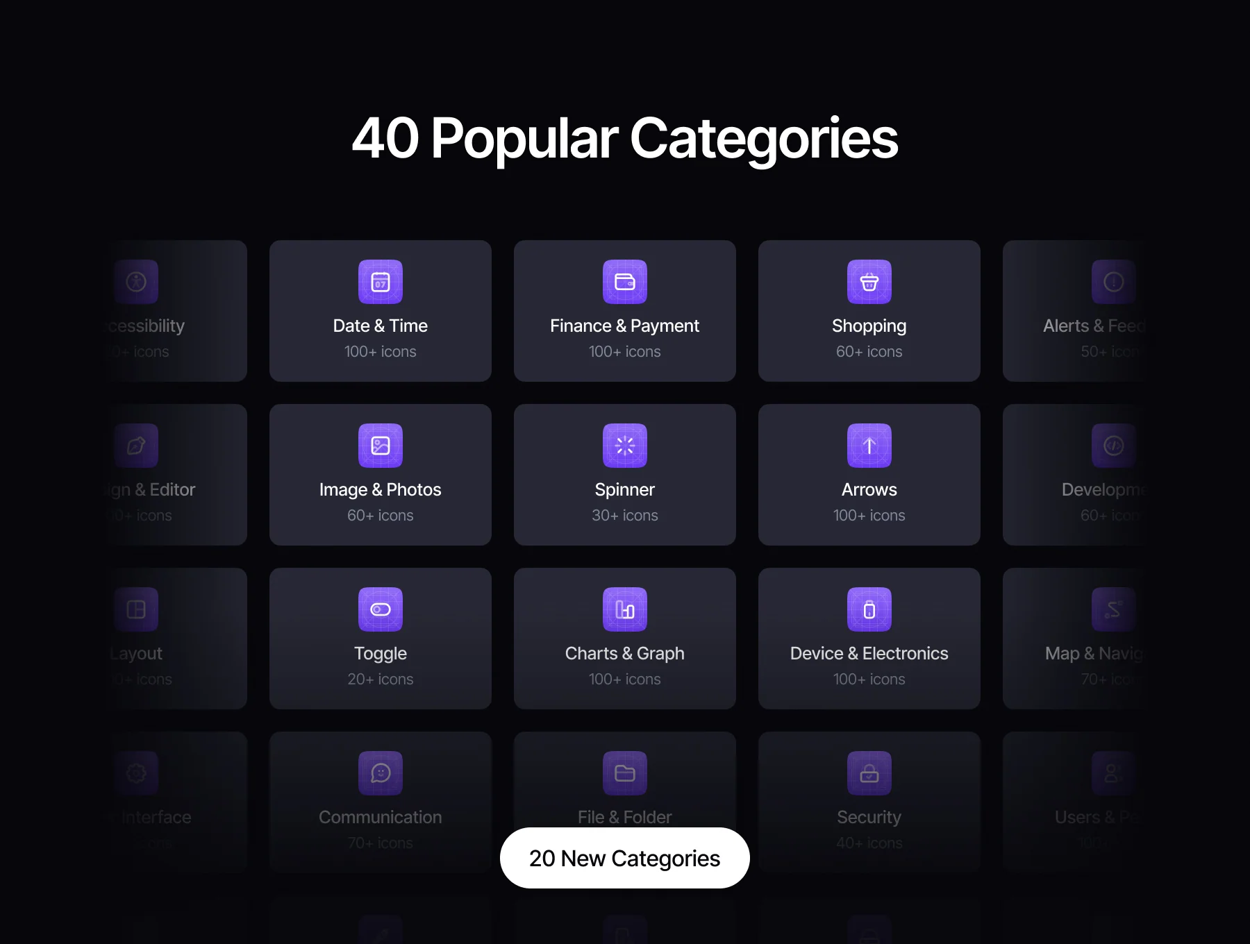 3000+ Duocolor Icon Styles | Uxercon Icon Library v2.0 5
