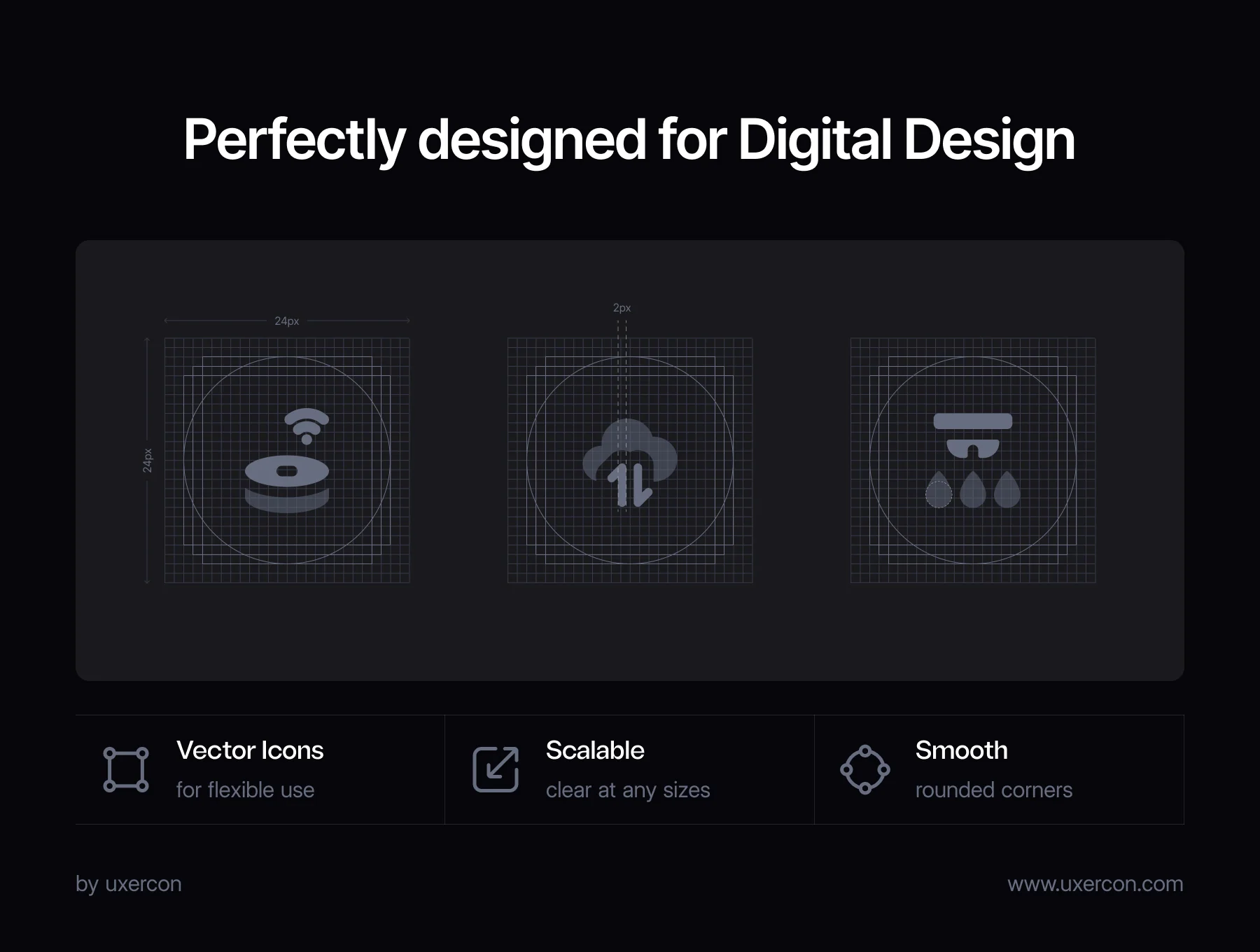 3000+ Duotone Icon Styles | Uxercon Icon Library v2.0 3