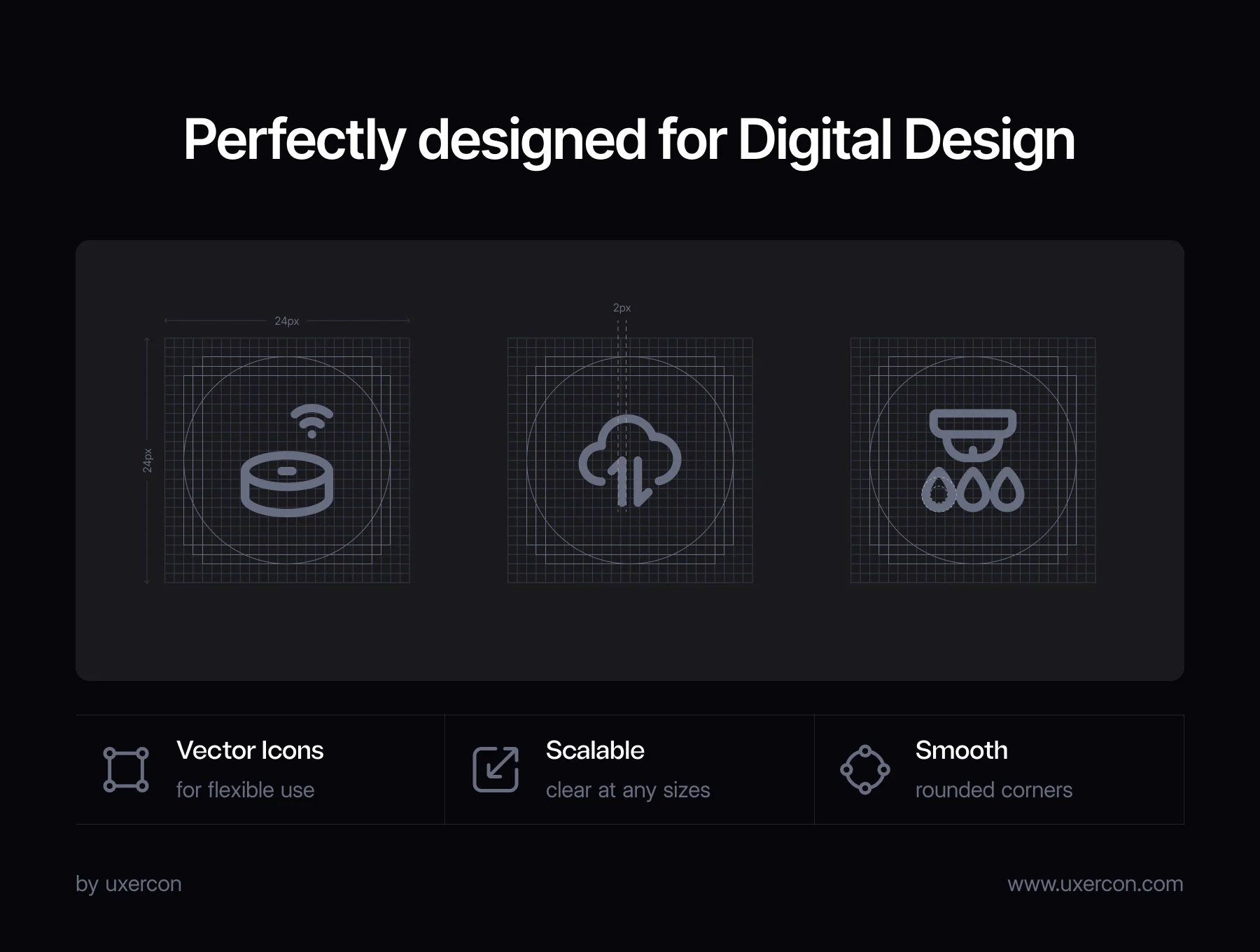 3000+ Line Icon Styles | Uxercon Icon Library v2.0 3