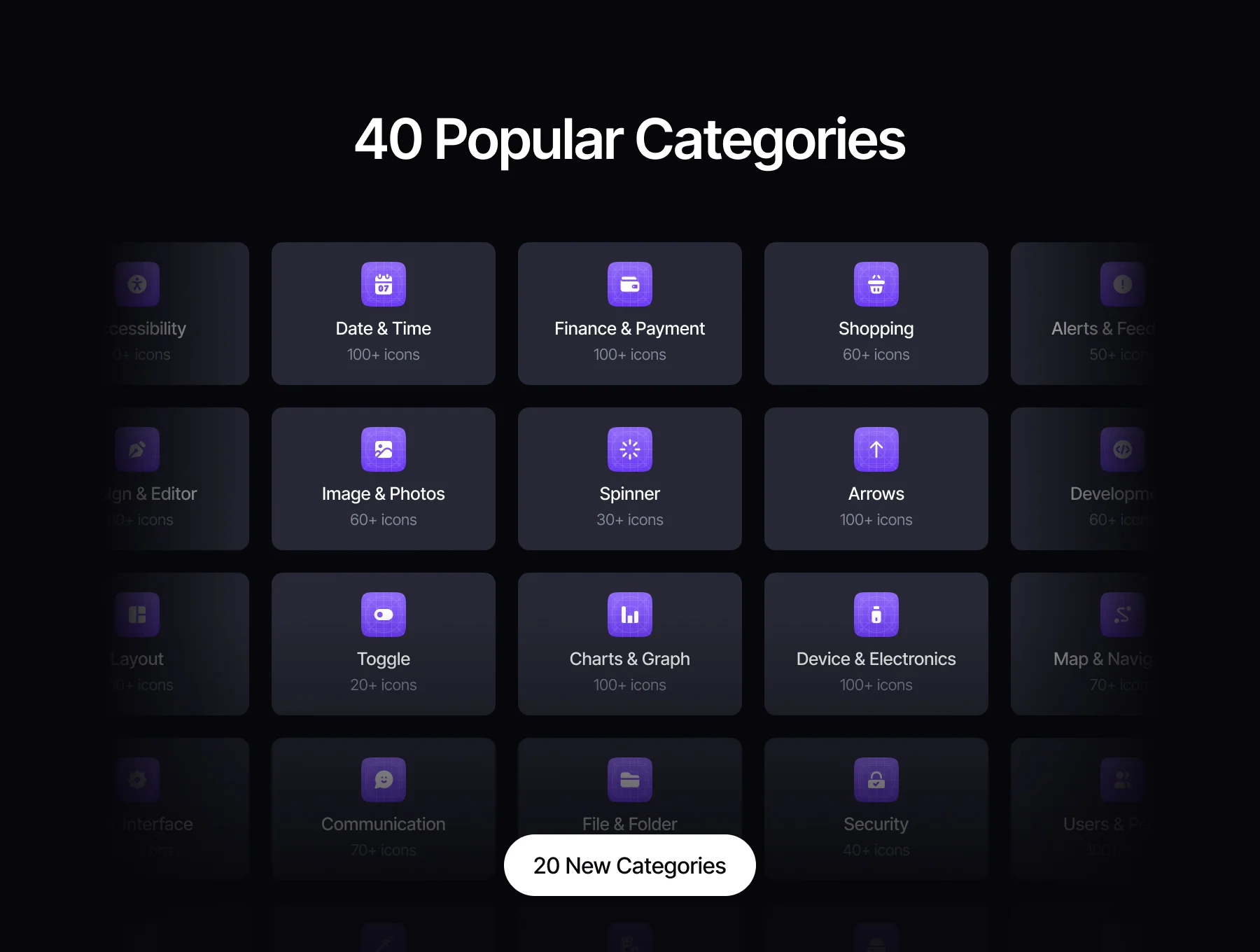 3000+ Solid Icon Styles | Uxercon Icon Library v2.0 5