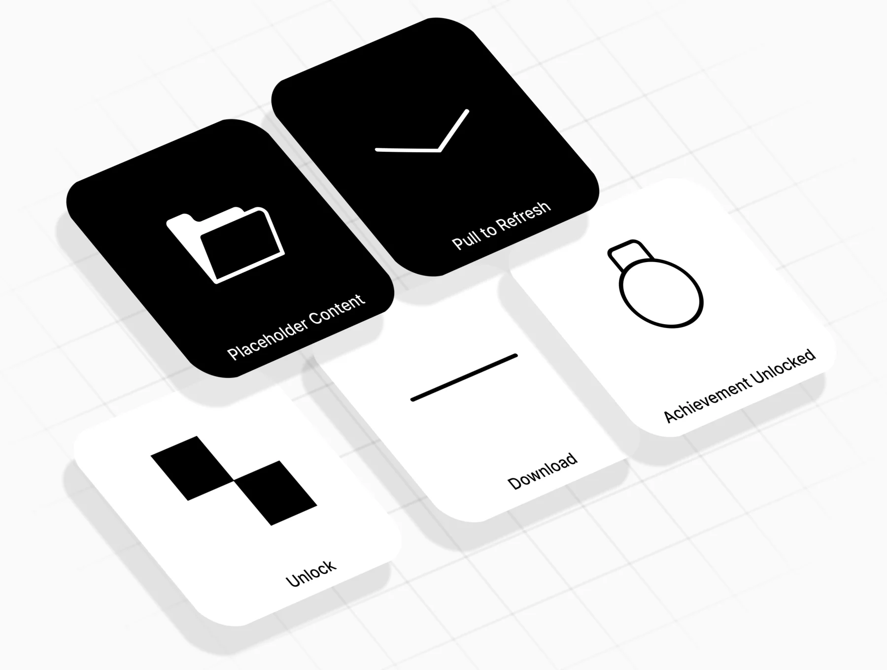 32 Animated UI Icons (Lottie) — System States & Gestures 3
