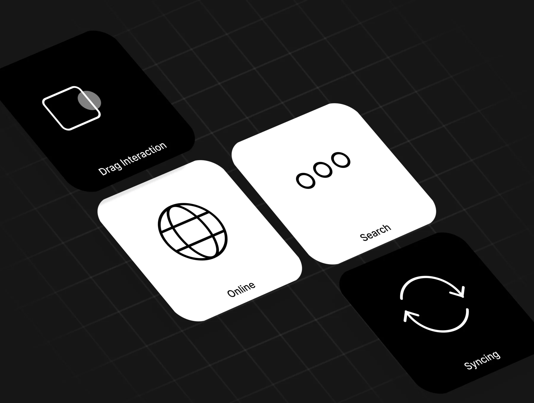 32 Animated UI Icons (Lottie) — System States & Gestures 8