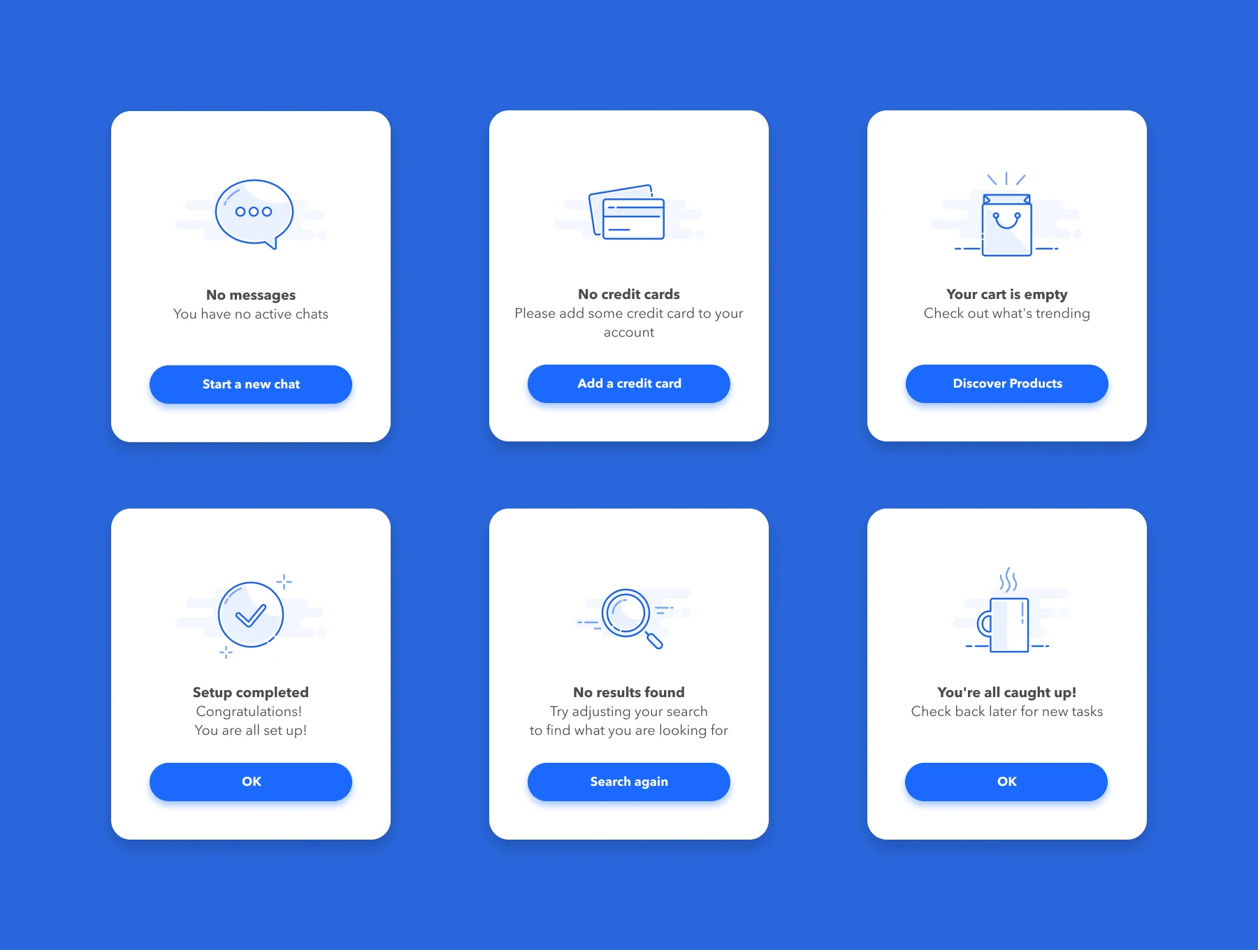32 Empty States Icons 2