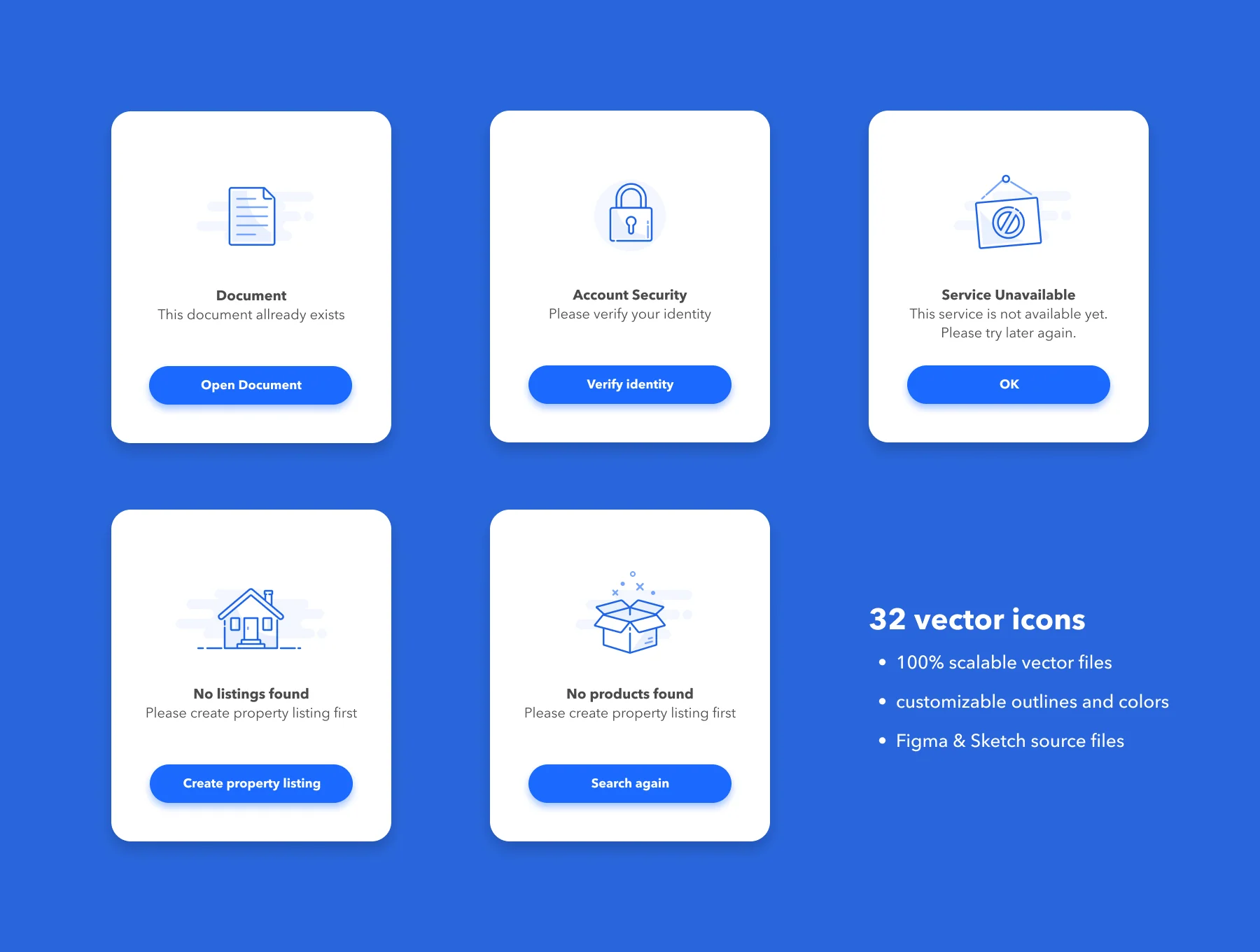 32 Empty States Icons 6