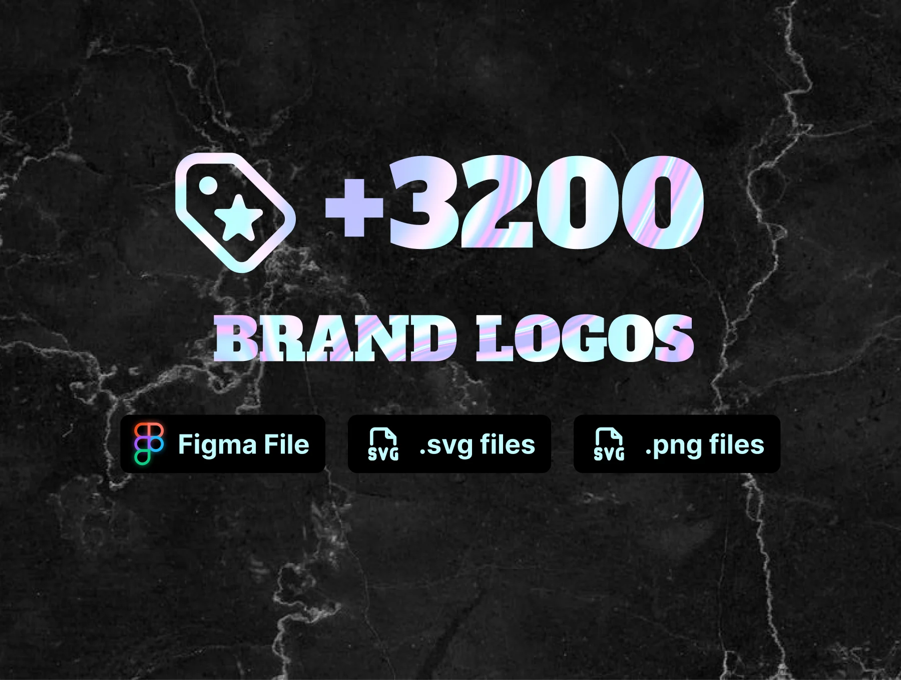 3200+ Black Brand Logos — SVG, PNG & Figma