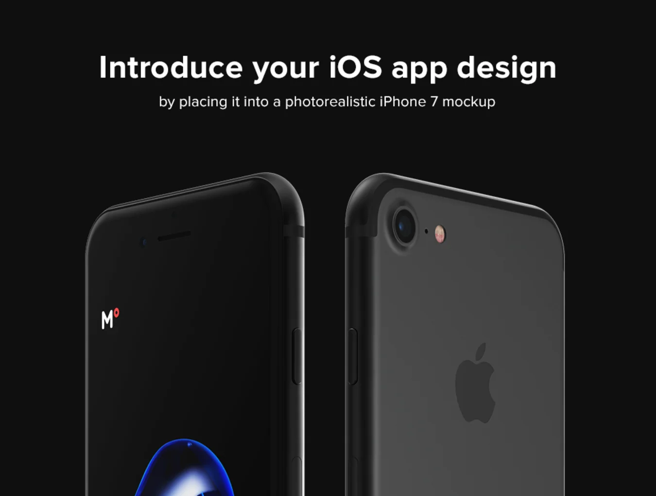 340 iPhone 7 Black Mockups 2