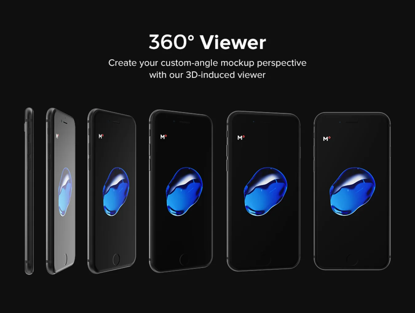 340 iPhone 7 Black Mockups 3
