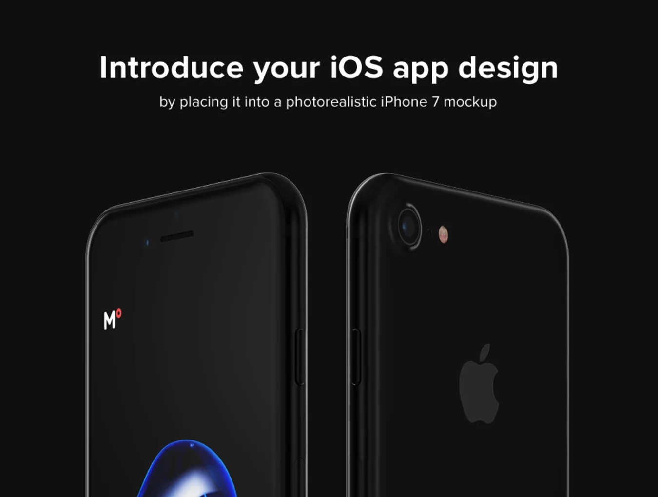340 iPhone 7 Jet Black Mockups 2