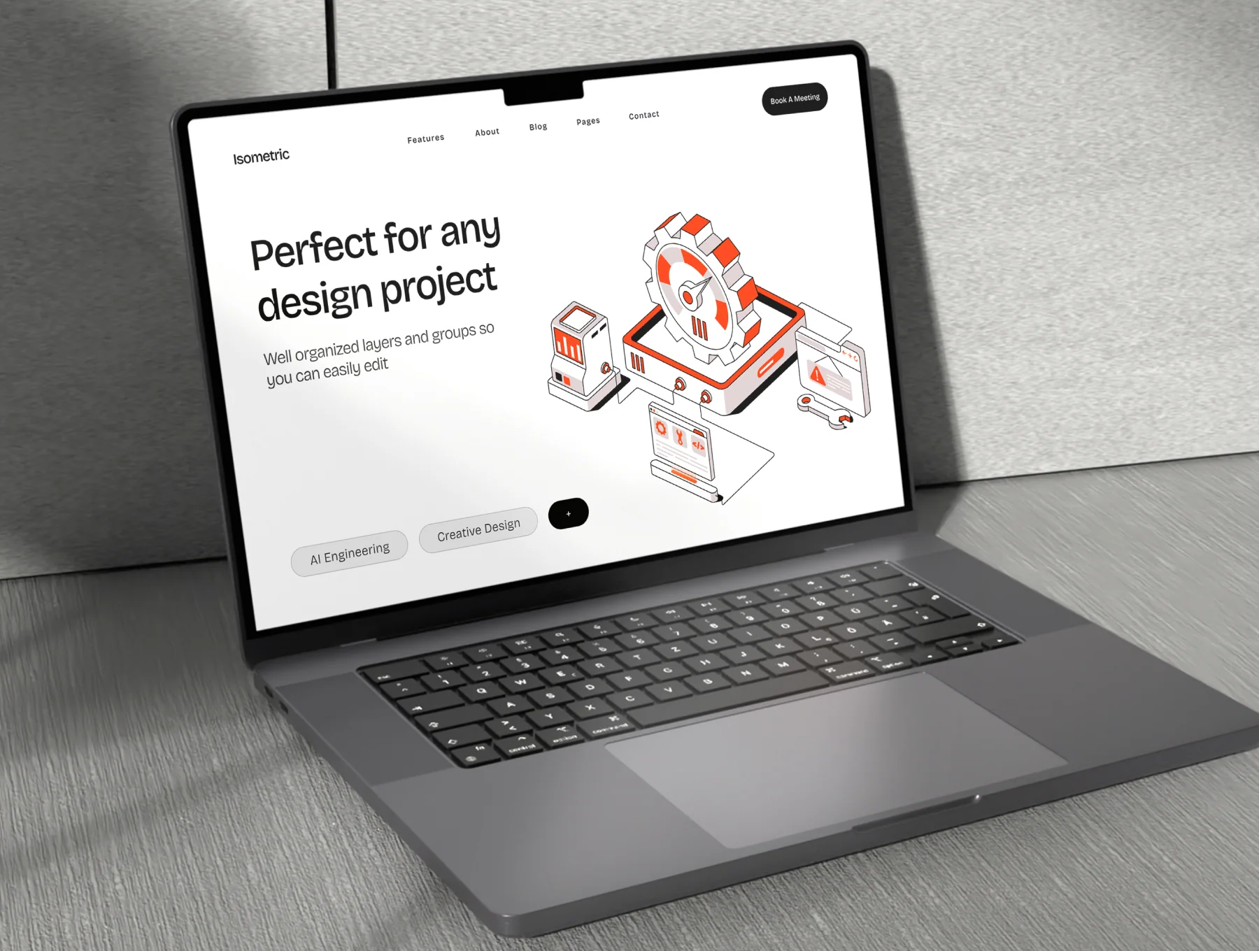 35 Cloud and Analytics Isometric Illustration 3