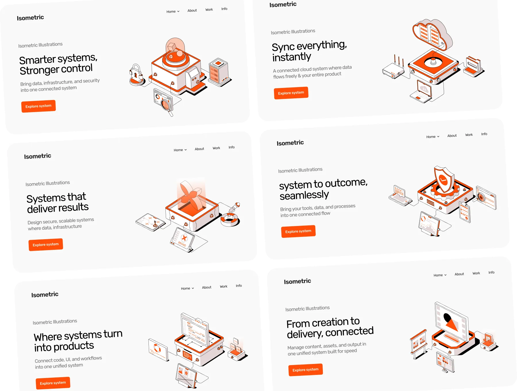 35 Cloud and Analytics Isometric Illustration 5