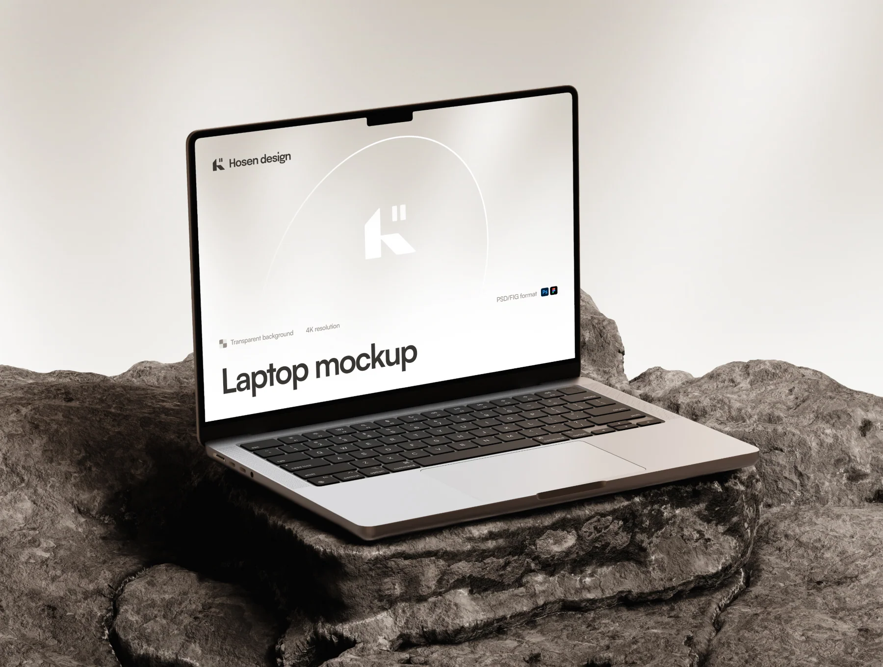 37 Device Mockups — Stone Scene Pack (PSD & FIG) 8