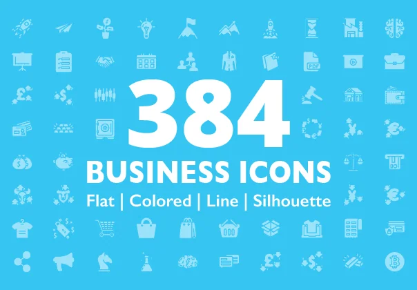 384 Business Icons