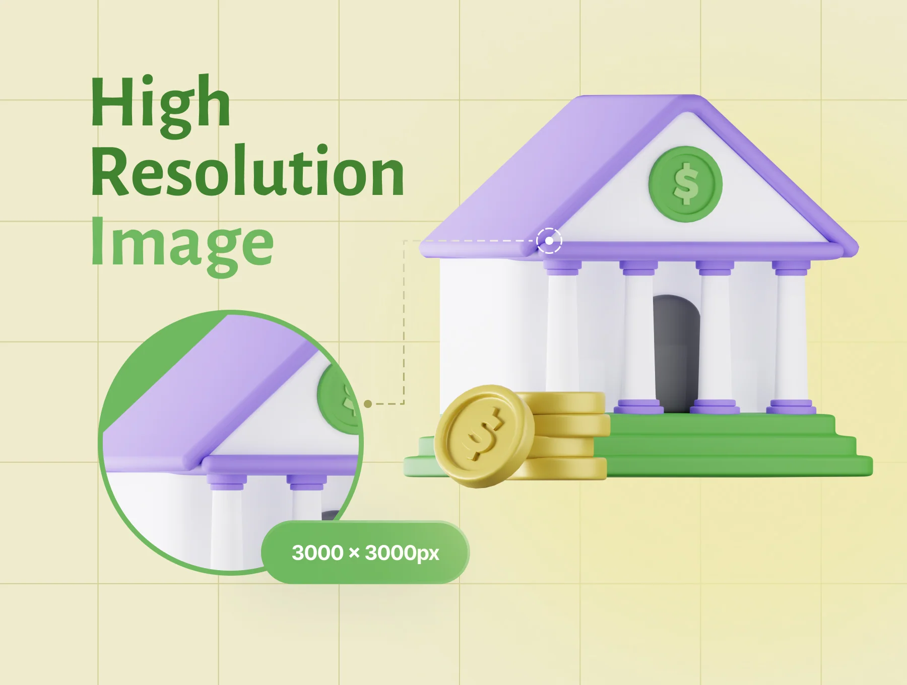 3D Accounting Finance Icon Pack 6