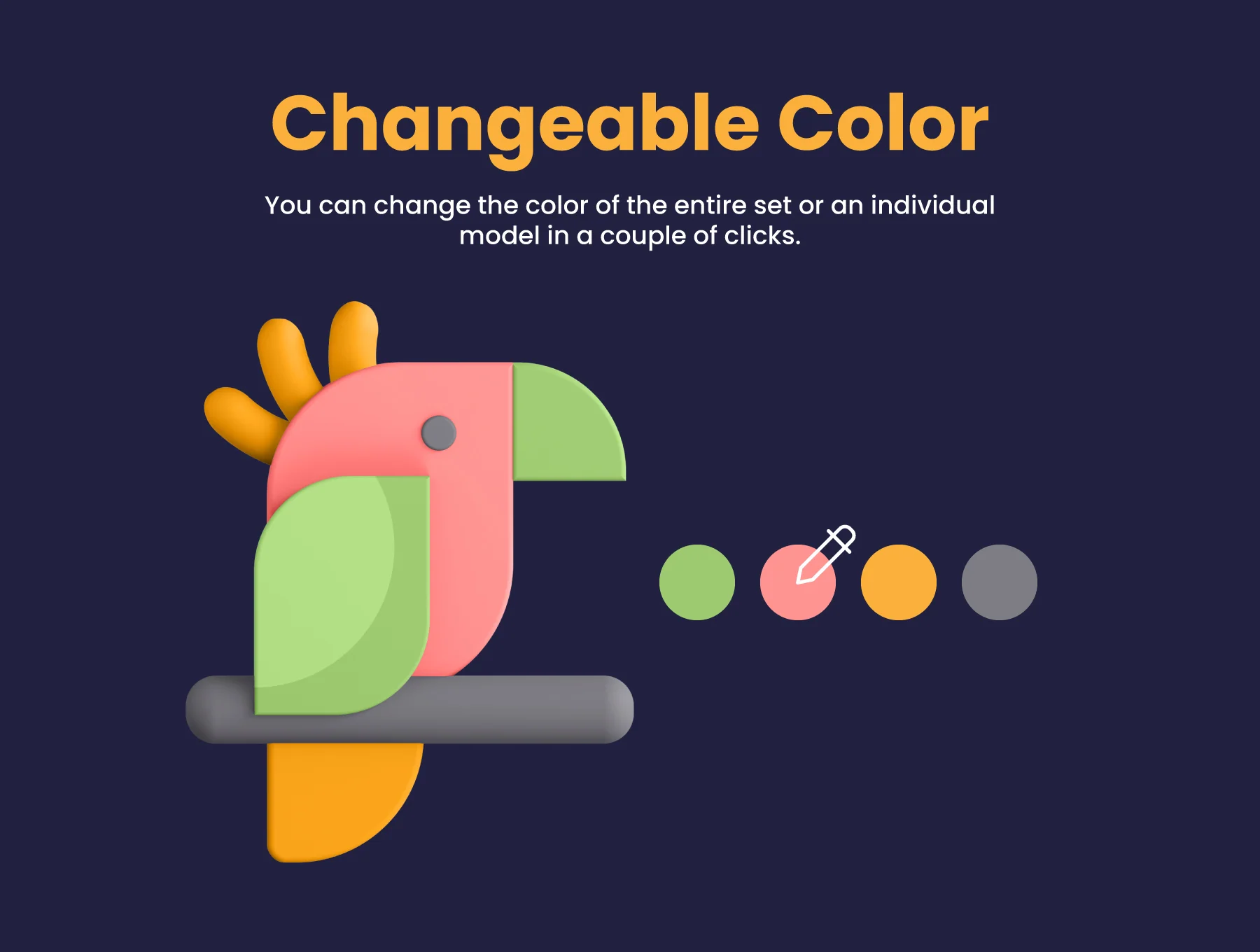 3D Animal Icons 3