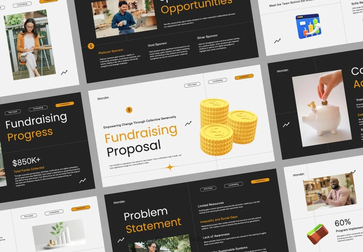 3D Animated Fundraising Deck