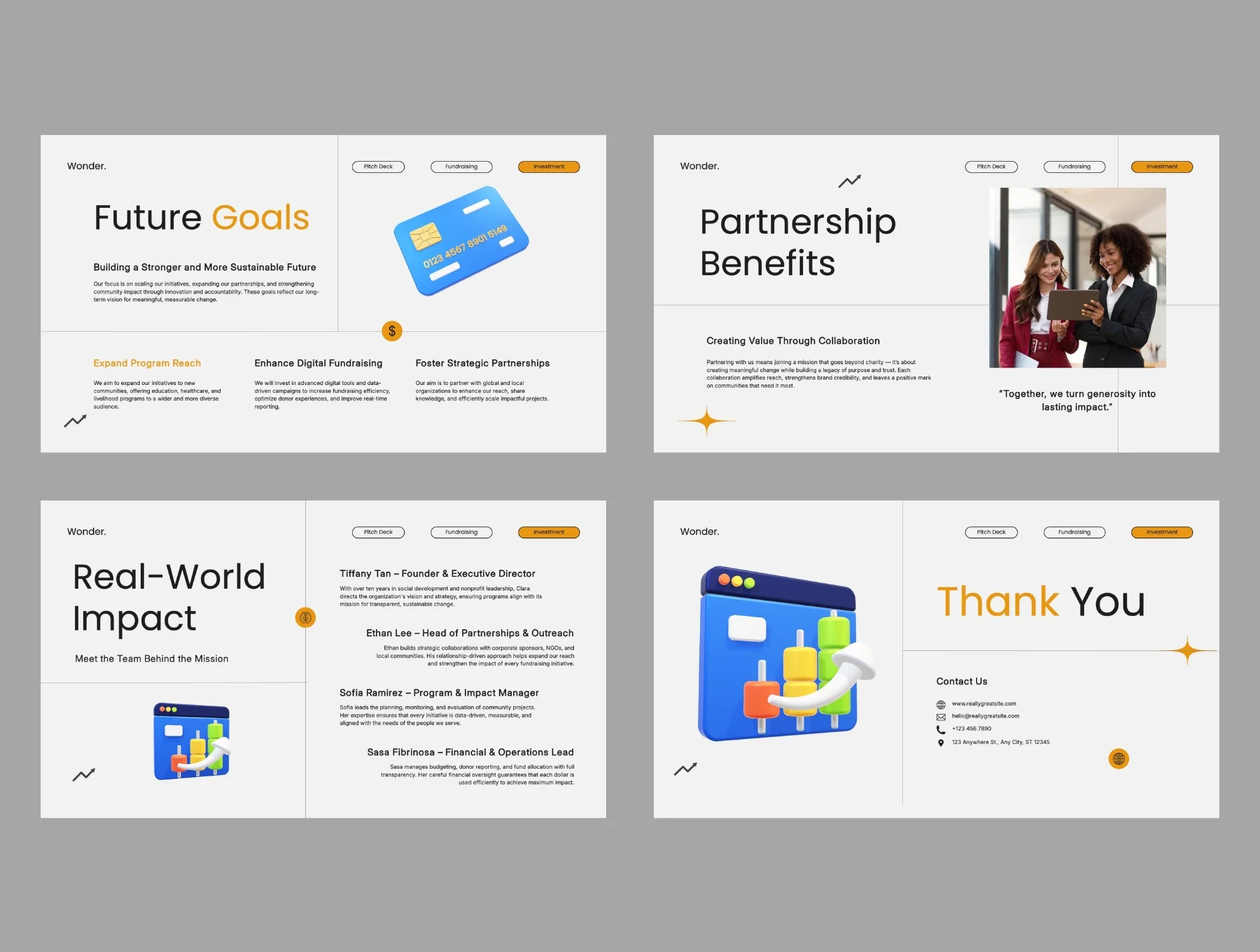 3D Animated Fundraising Deck 2