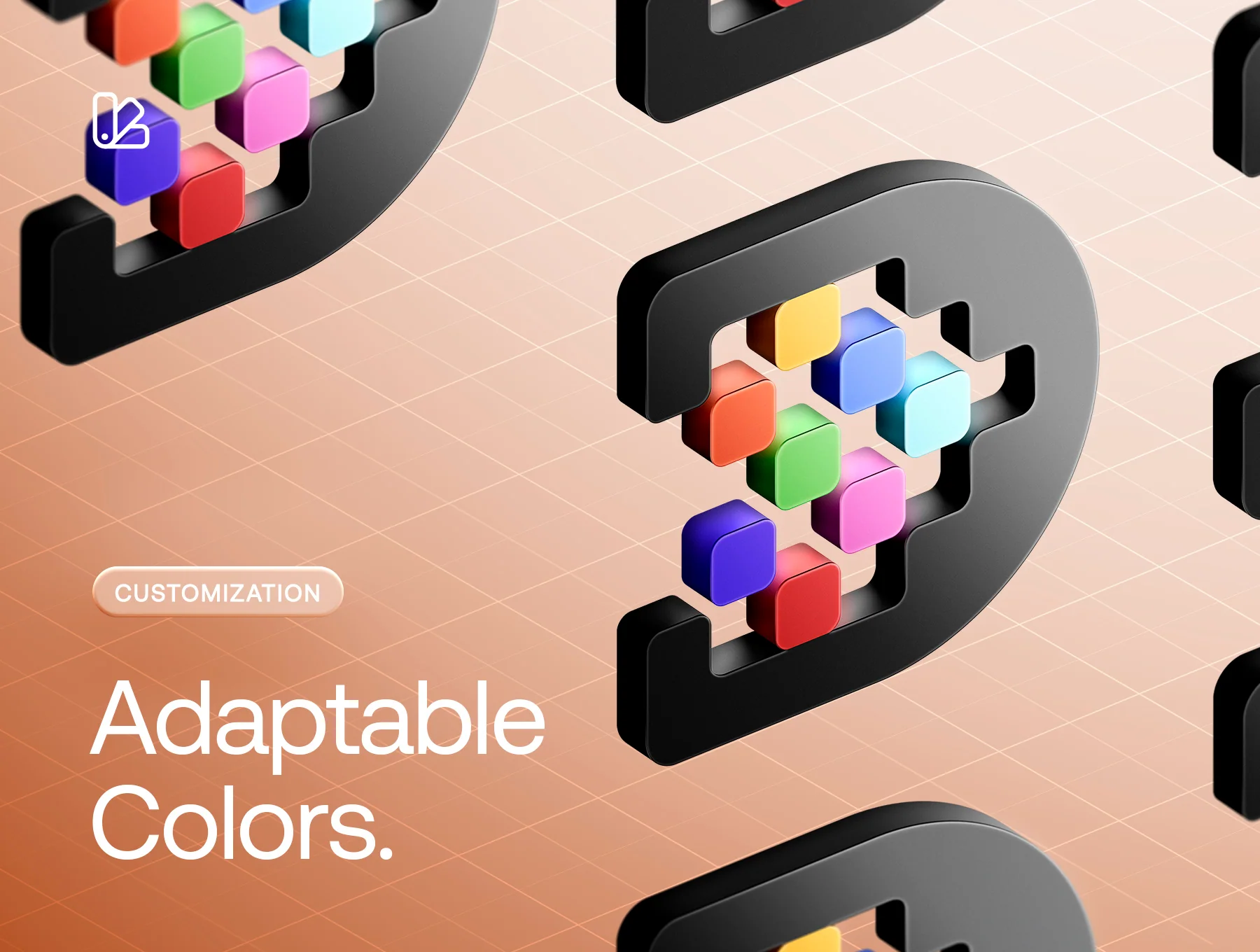 3D App Icon 12 Logo Mockups 4
