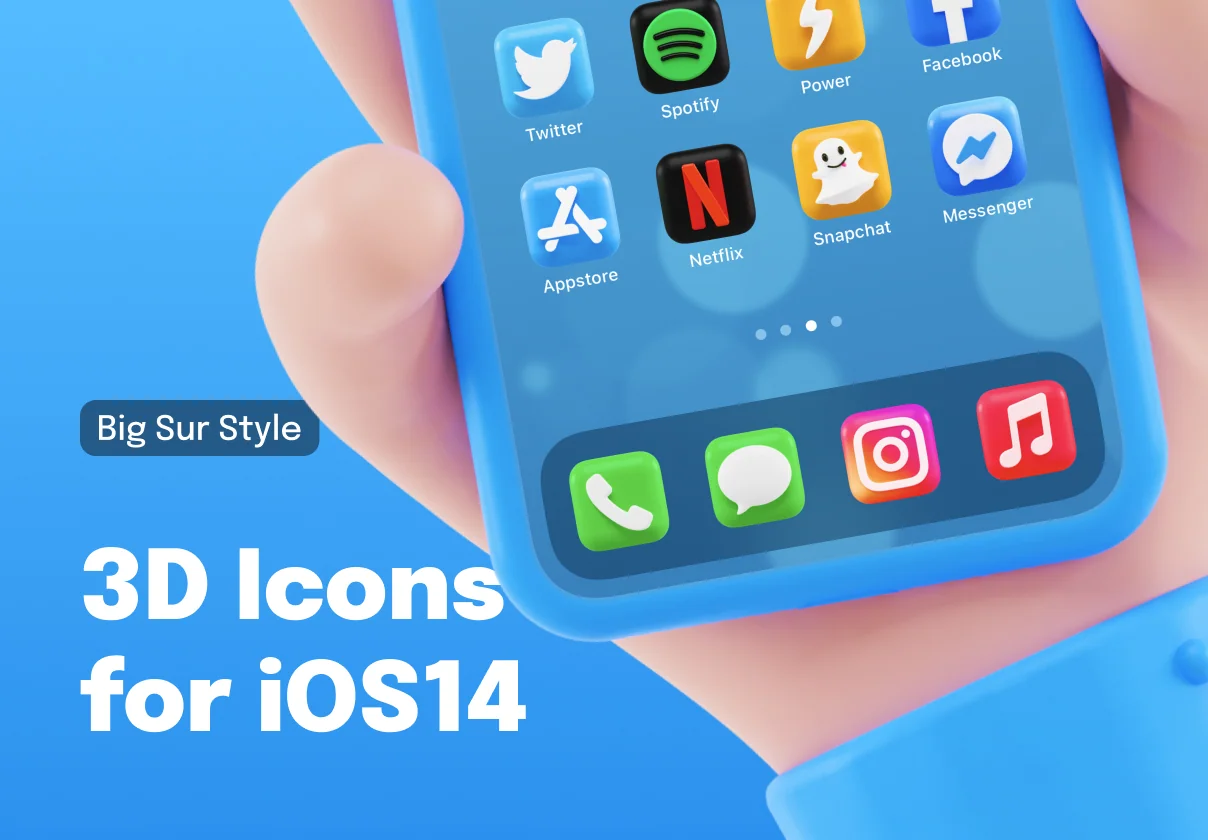 3D App Icons for iOS