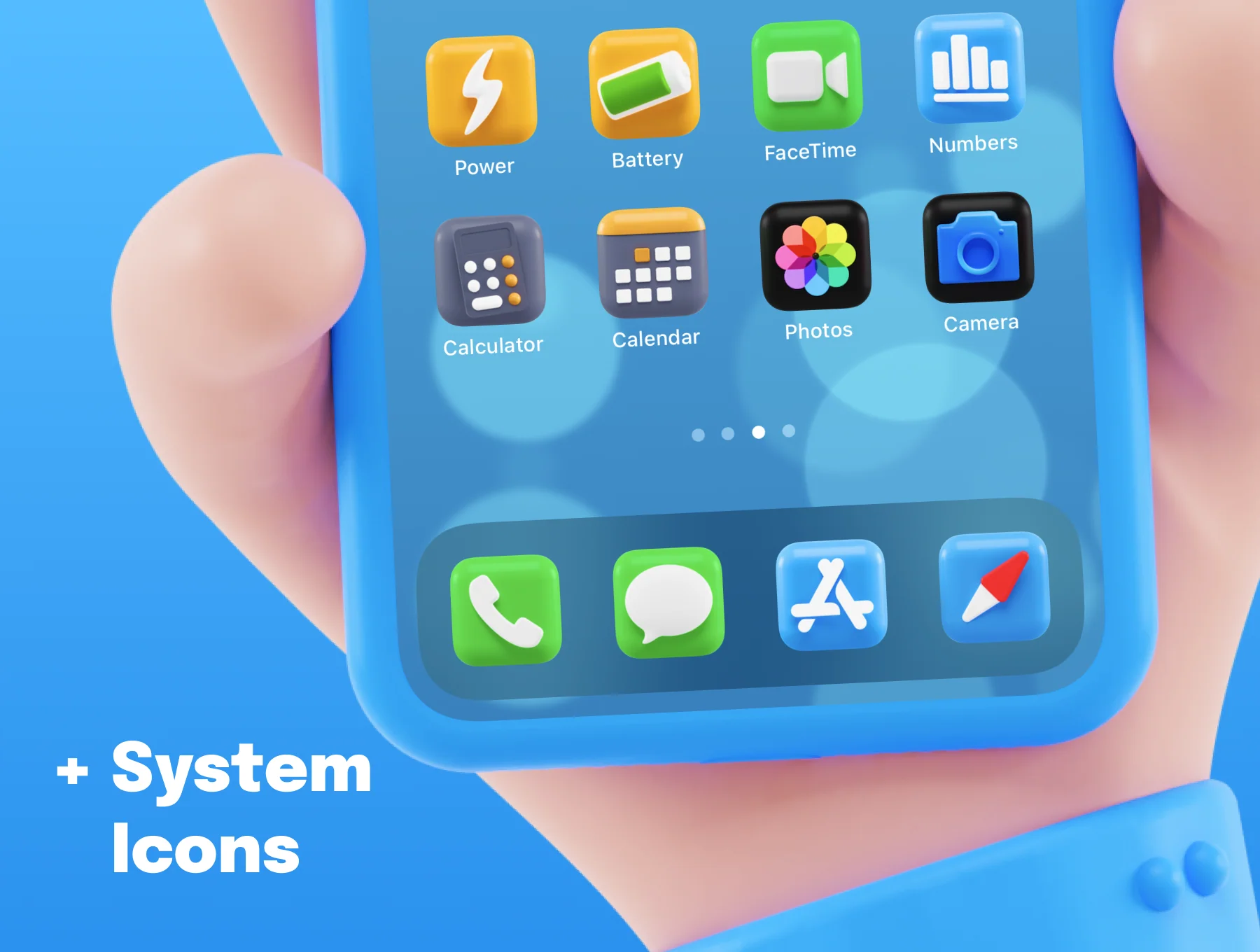 3D App Icons for iOS 4
