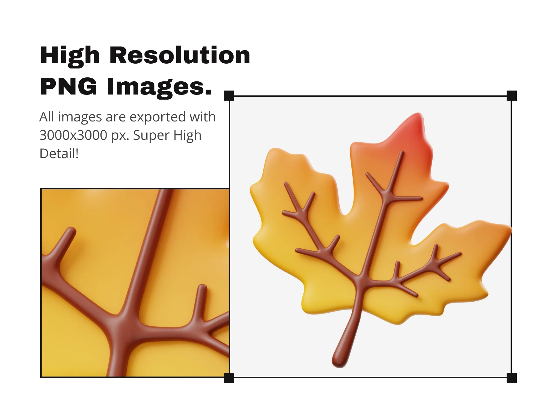3D Autumn Leaves 3