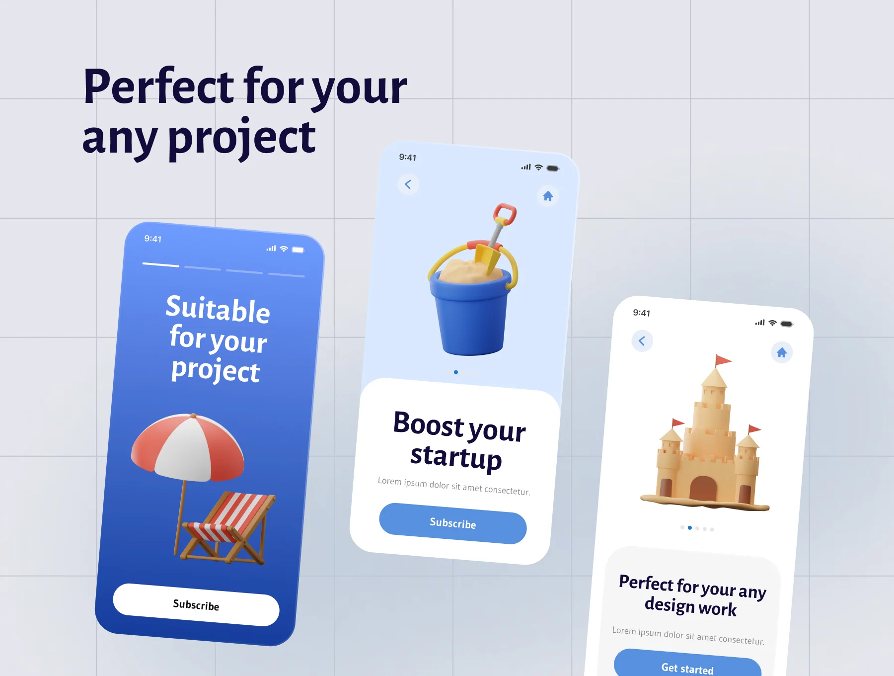 3D Beach Summer Icon Pack 4