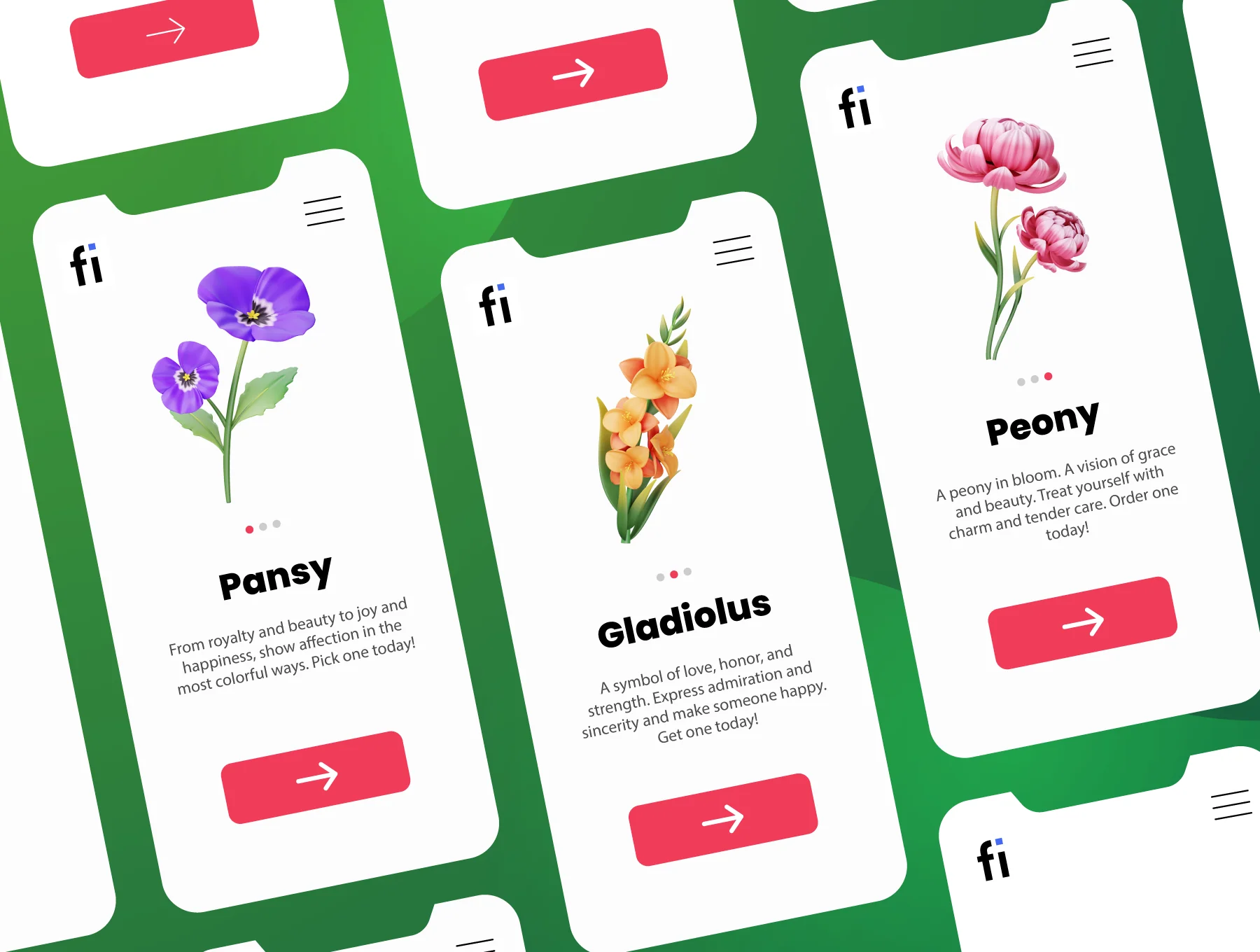3D Blossom Icons 6