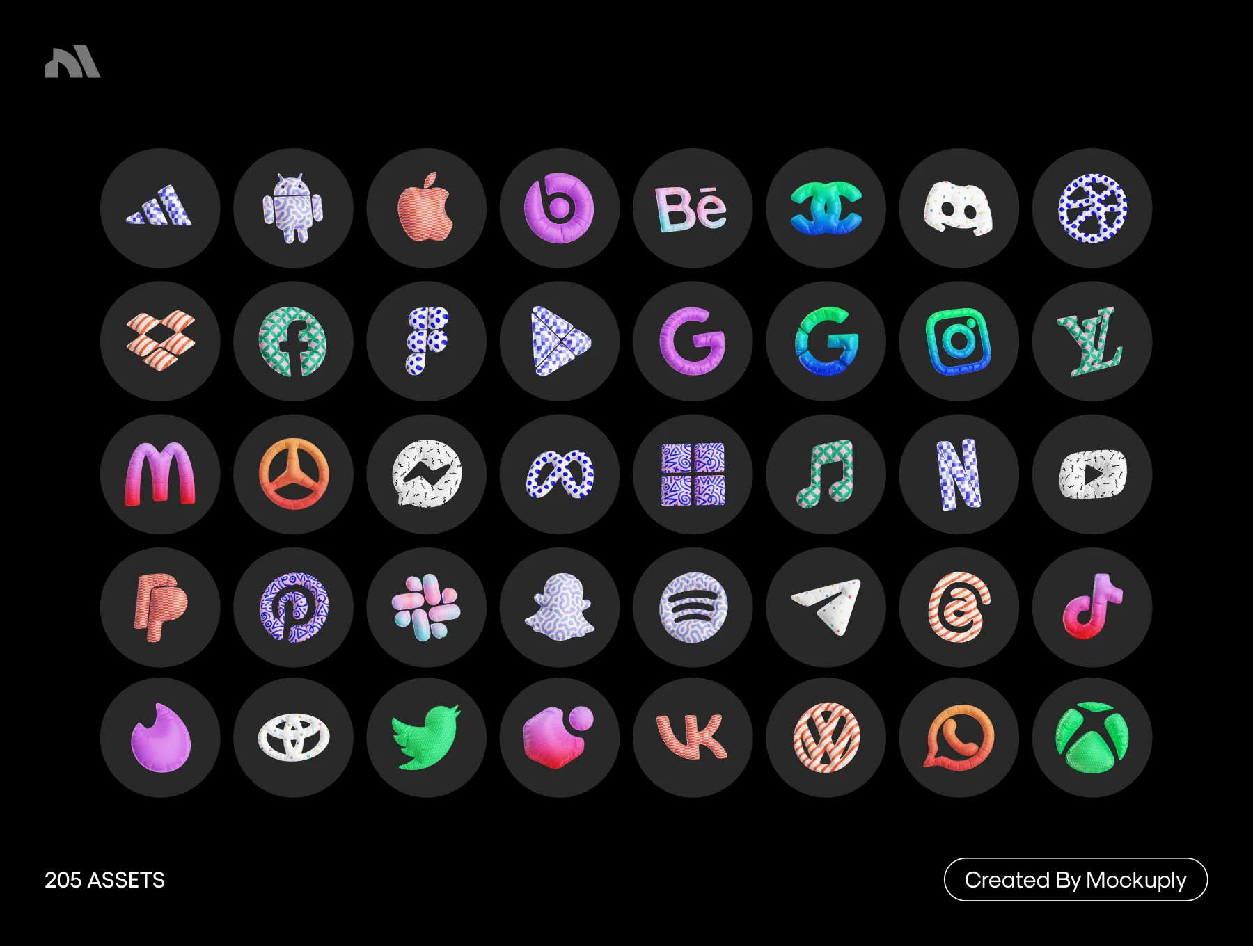 3D Brands icons Mockuply 5