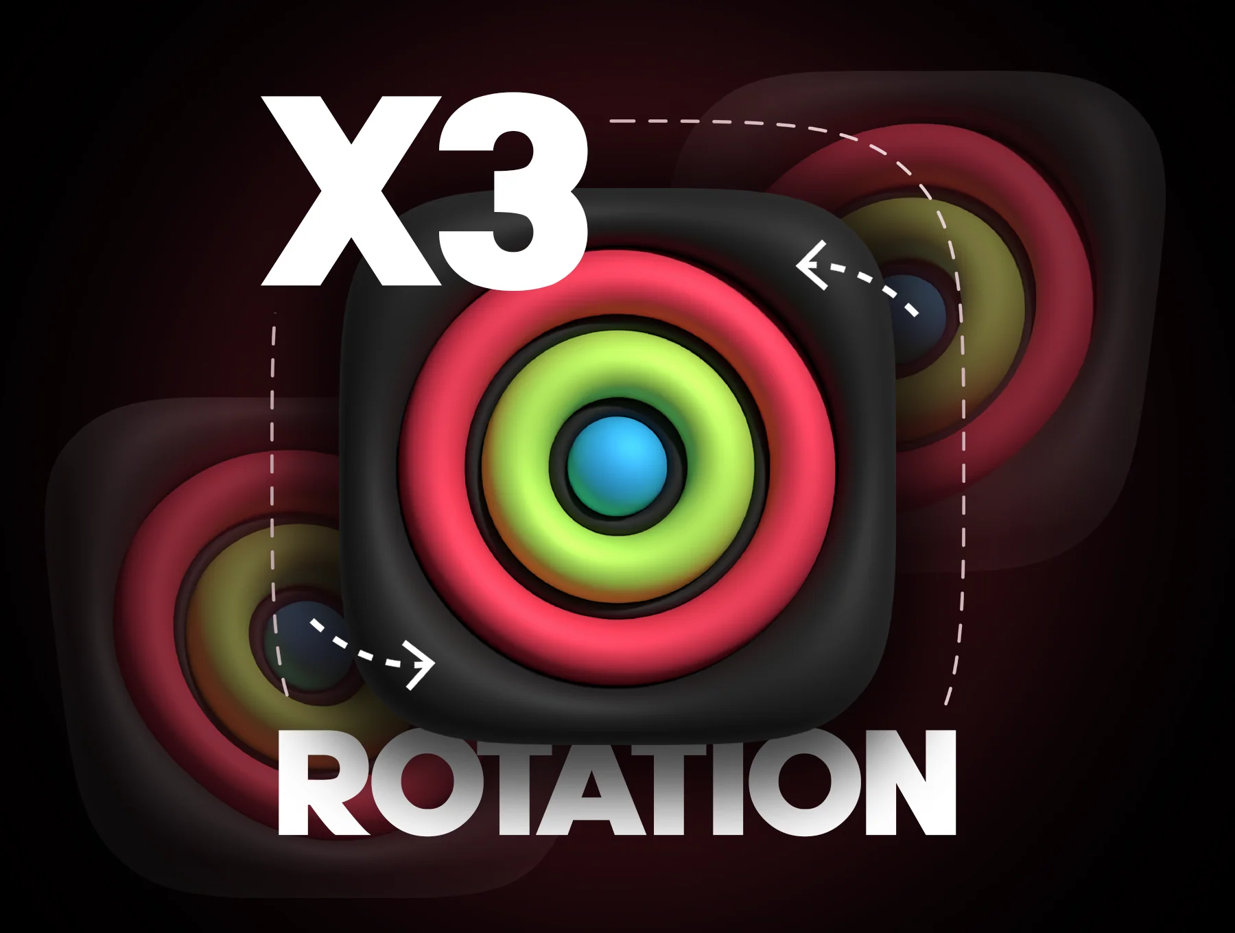 3D Bubble icons 2
