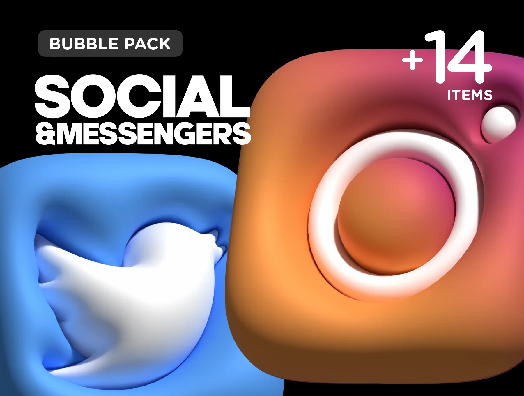 3D Bubble icons 6