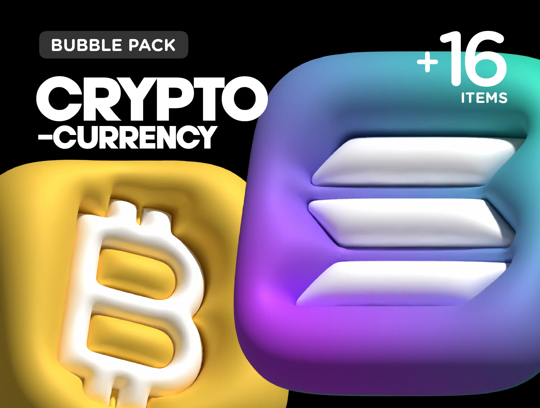 3D Bubble icons 7