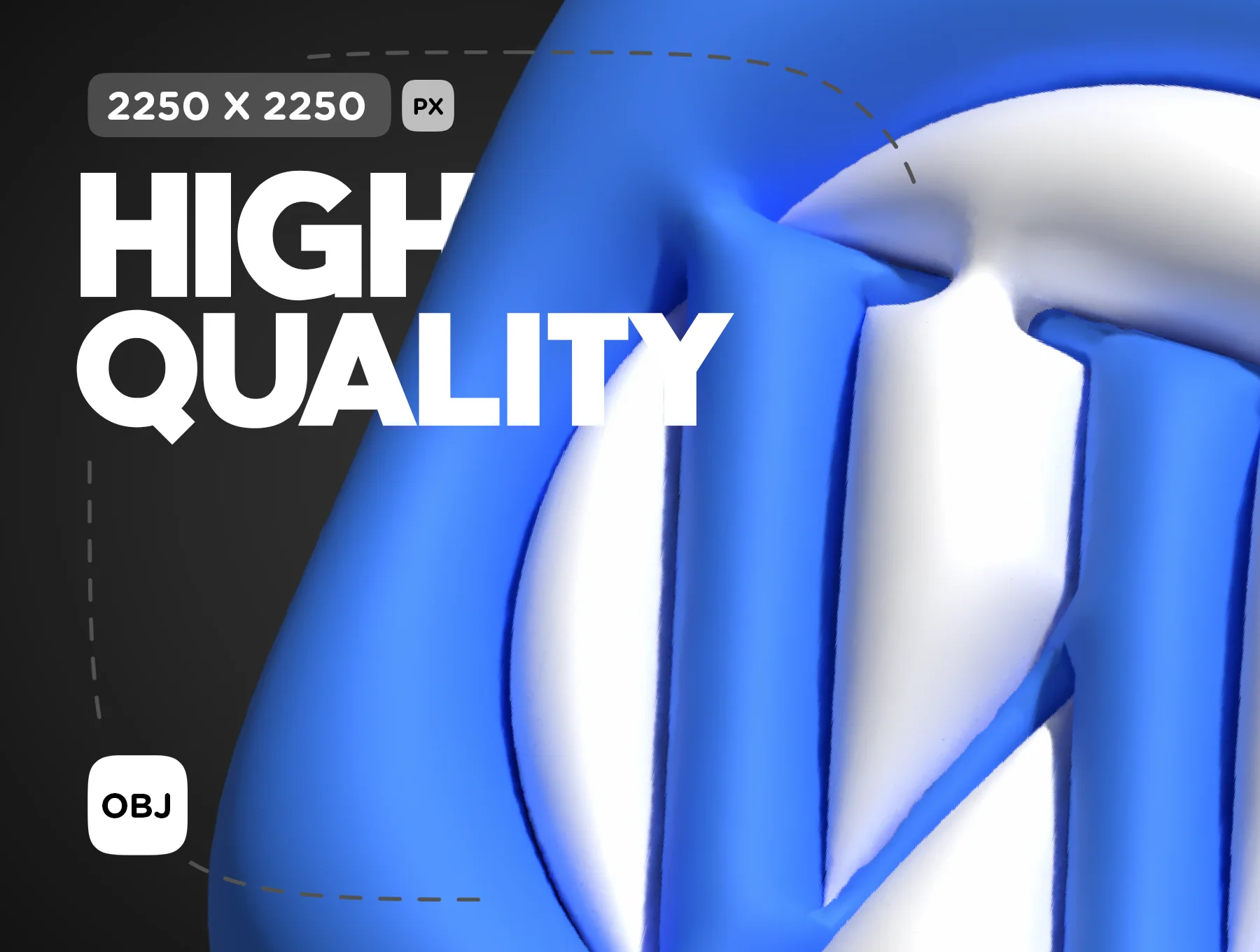 3D Bubble Pack - Web tools icons - OBJ 2