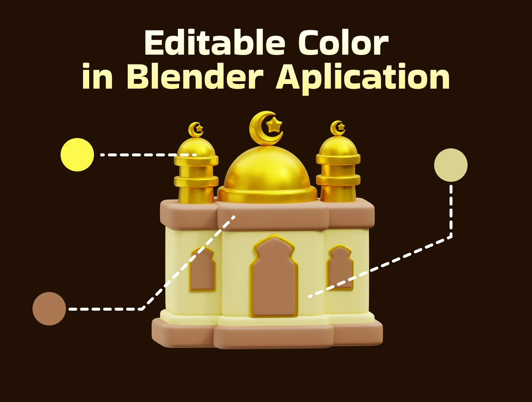 Ramadan Kareem 3D Icon Pack 4