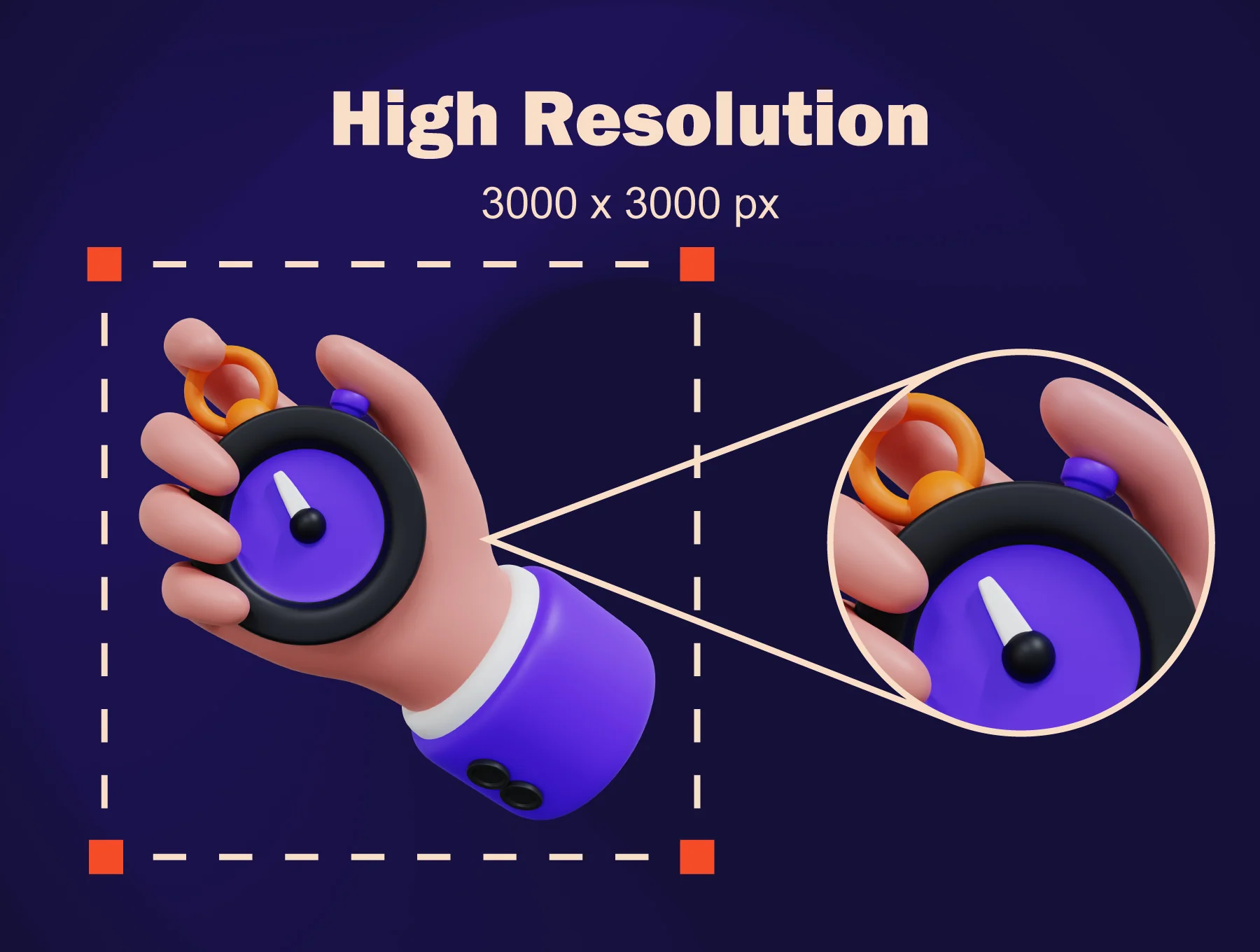 3D Business Hand Gesture V2 3