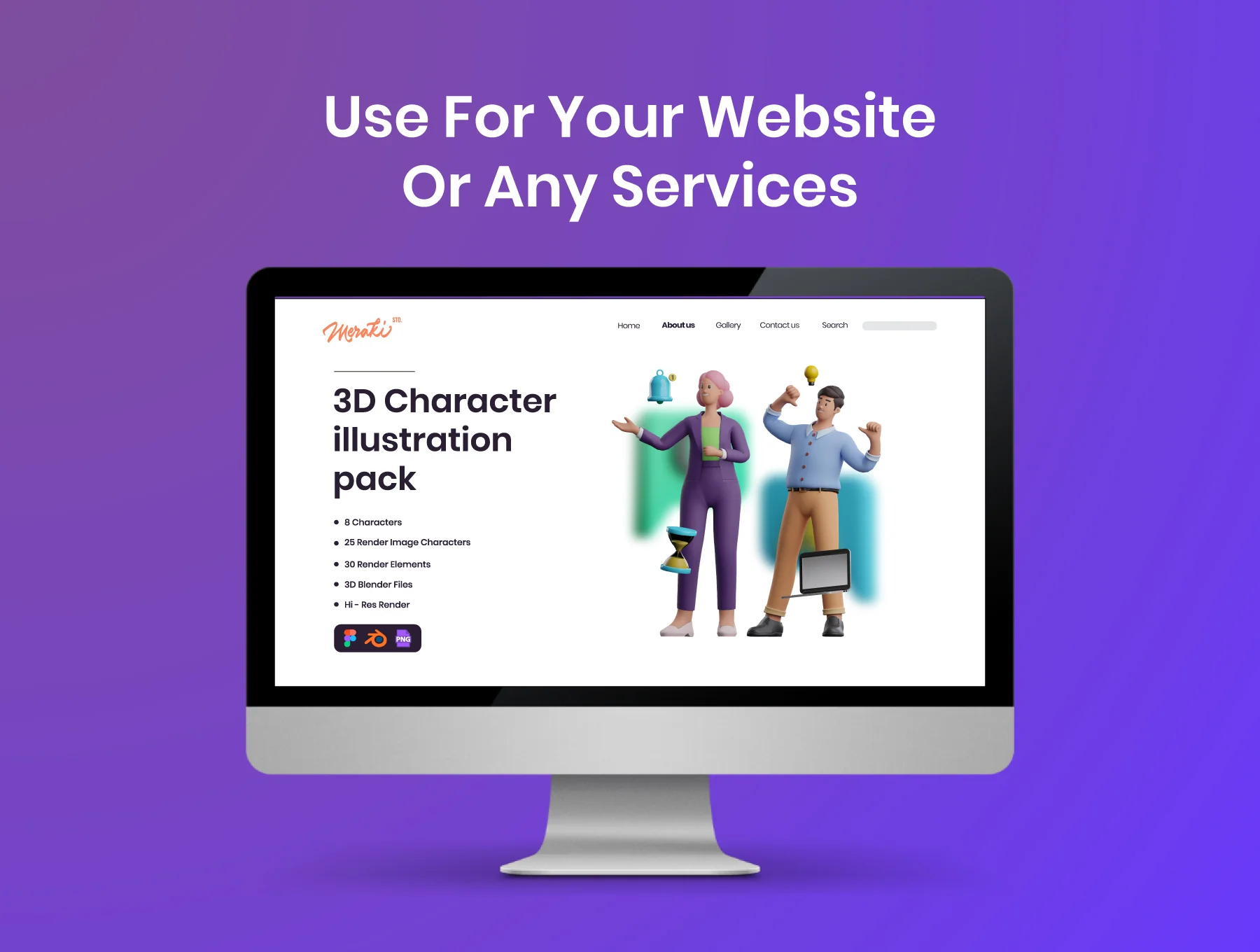 3D Business Illustration Character Pack 5