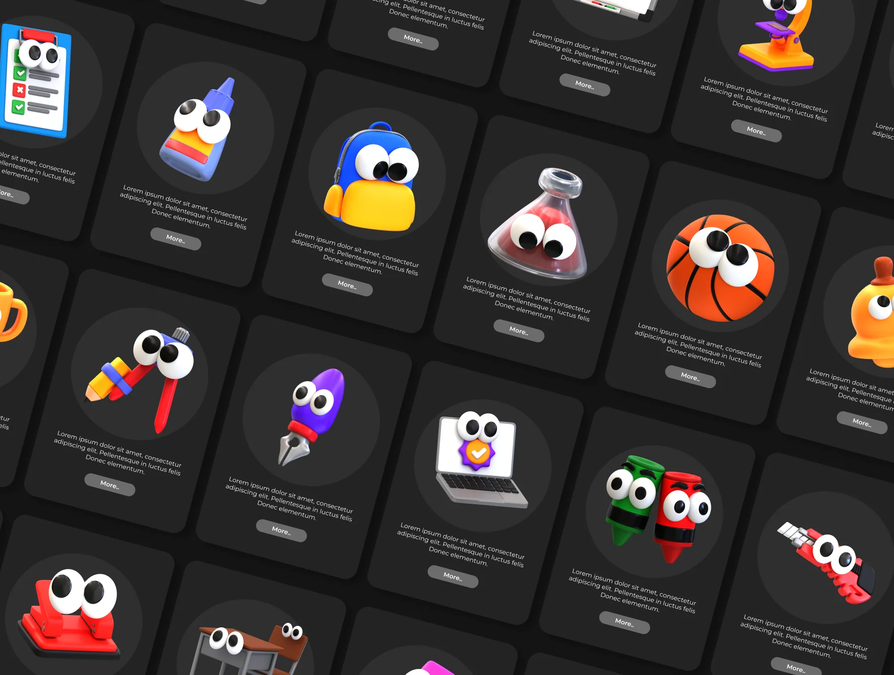3D Cartoon Icon -  Education Series 4
