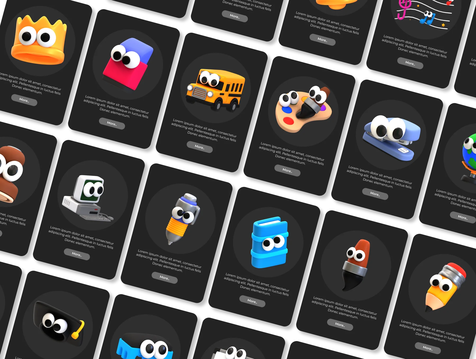 3D Cartoon Icon -  Education Series 5