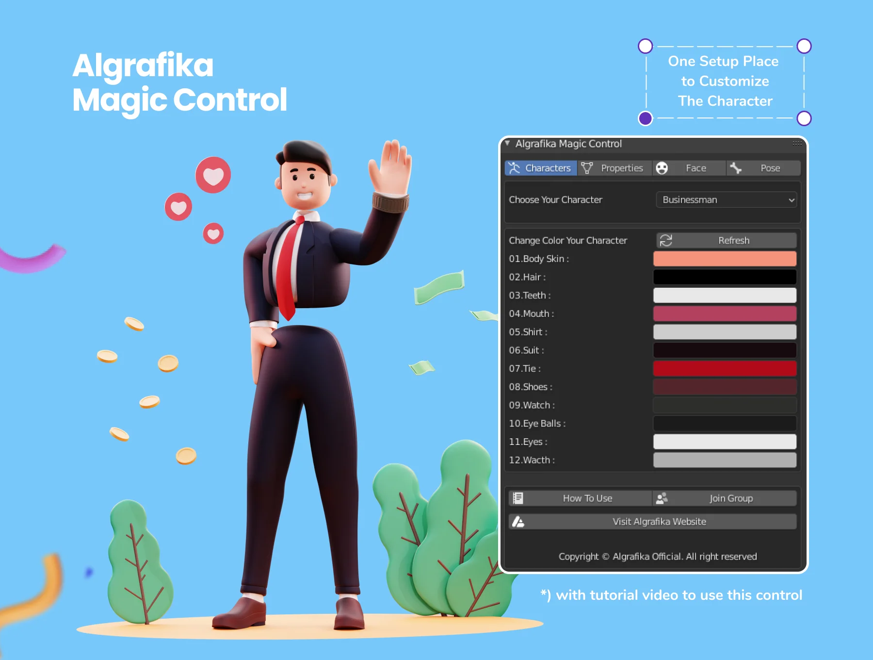 3D Character Businessman Illustration Pack 3