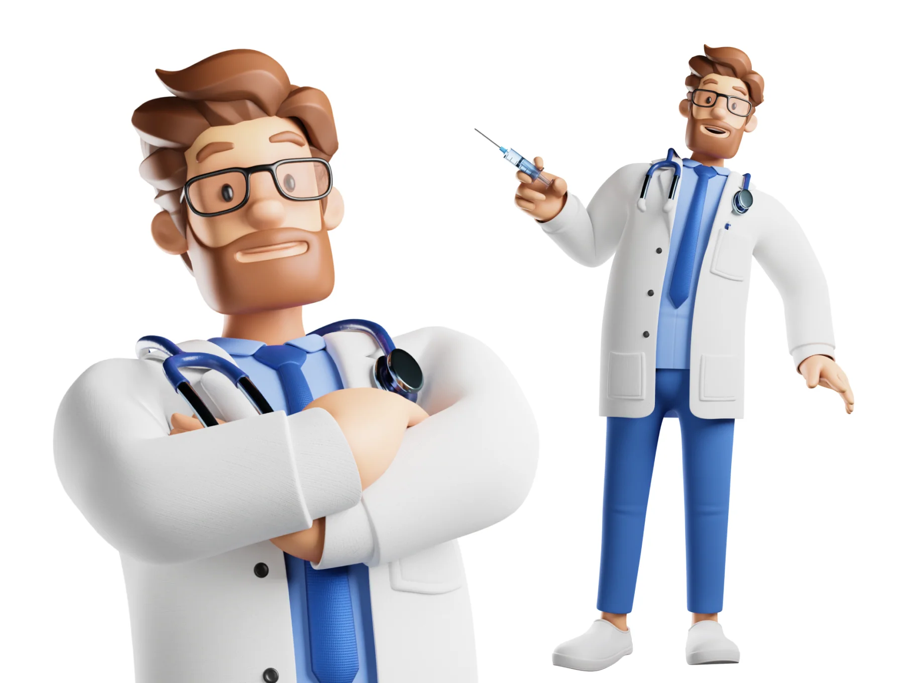 3D Character Doctor Figma UI KIT 2