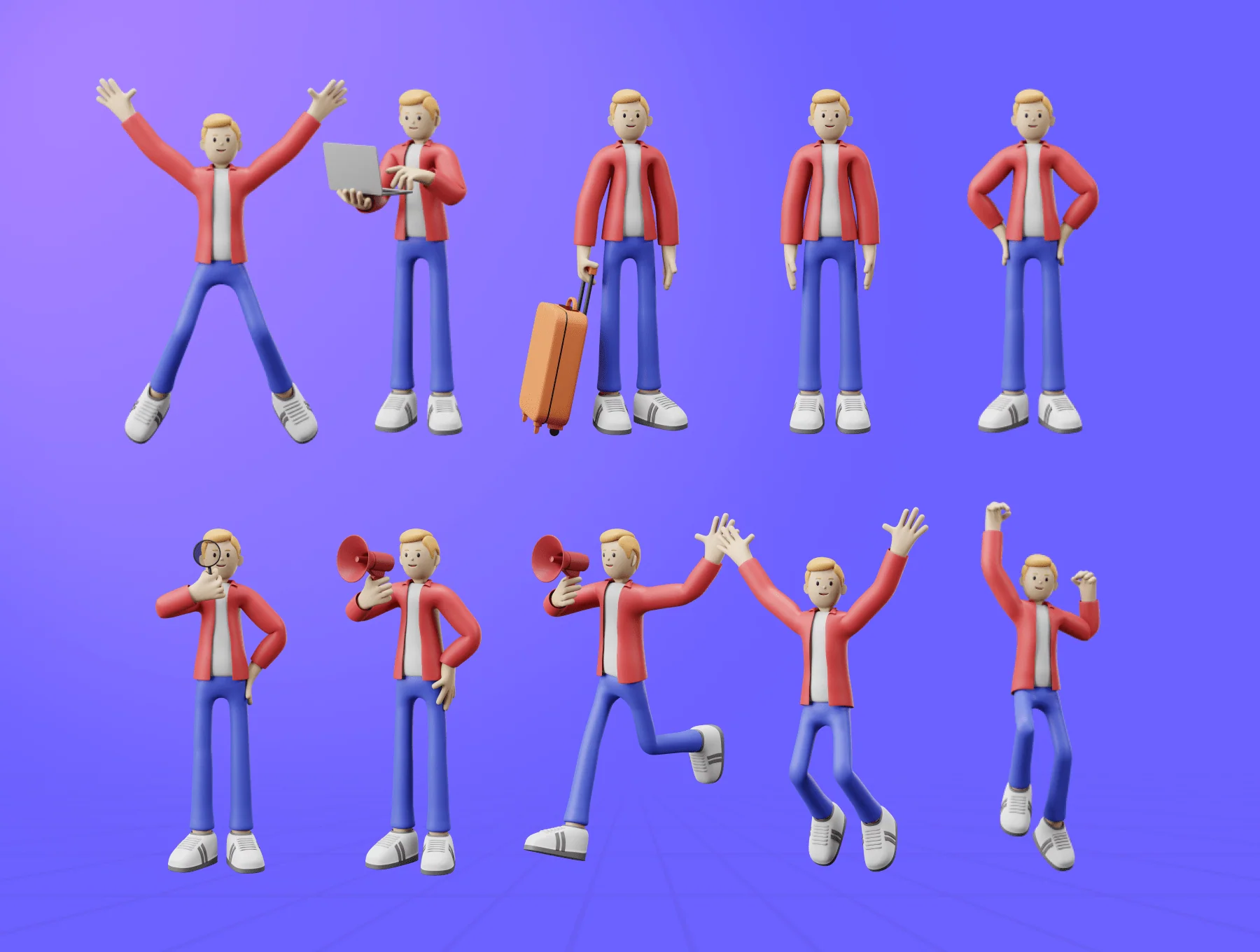3D Character Illustration Pack 6