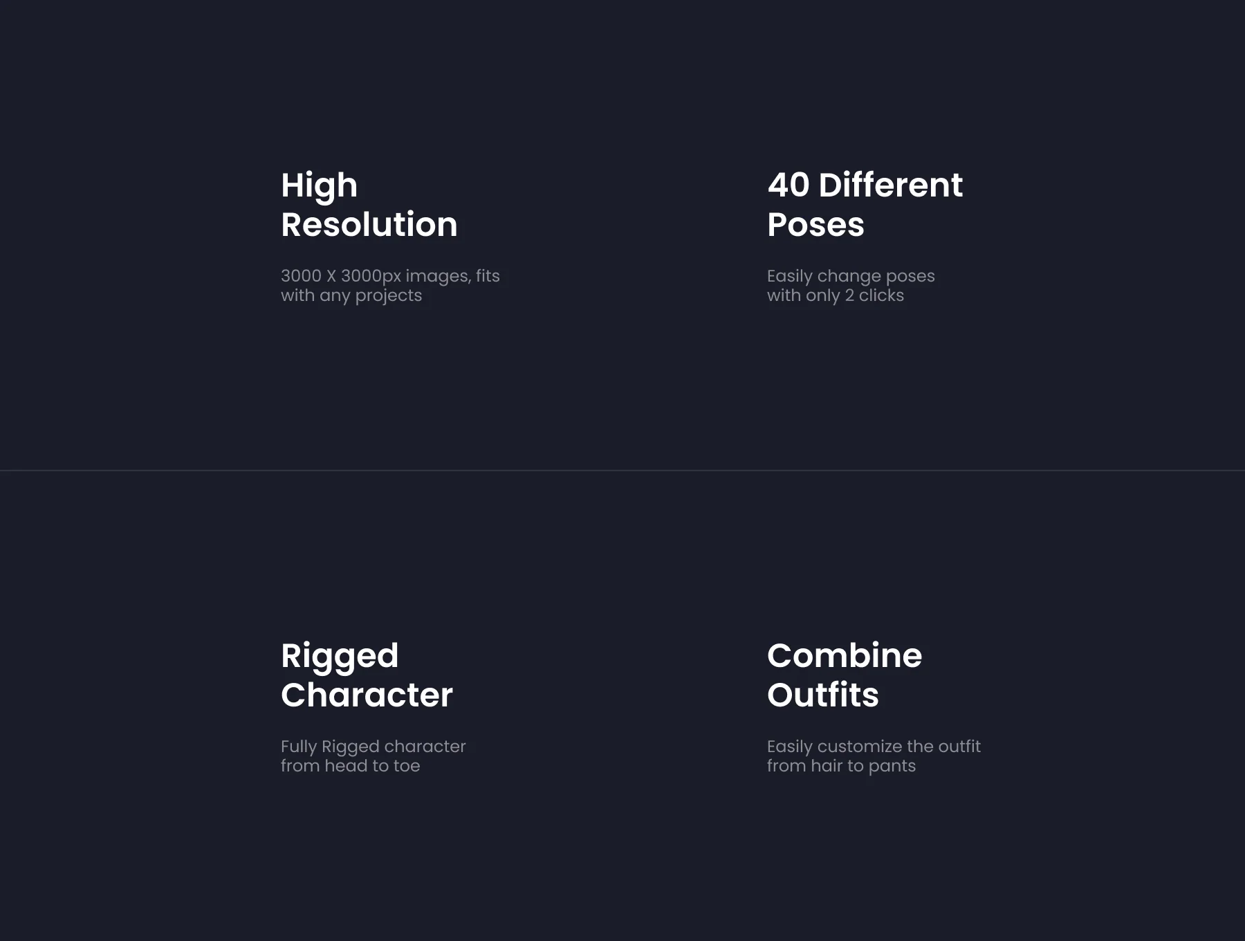 3D Character Library 2