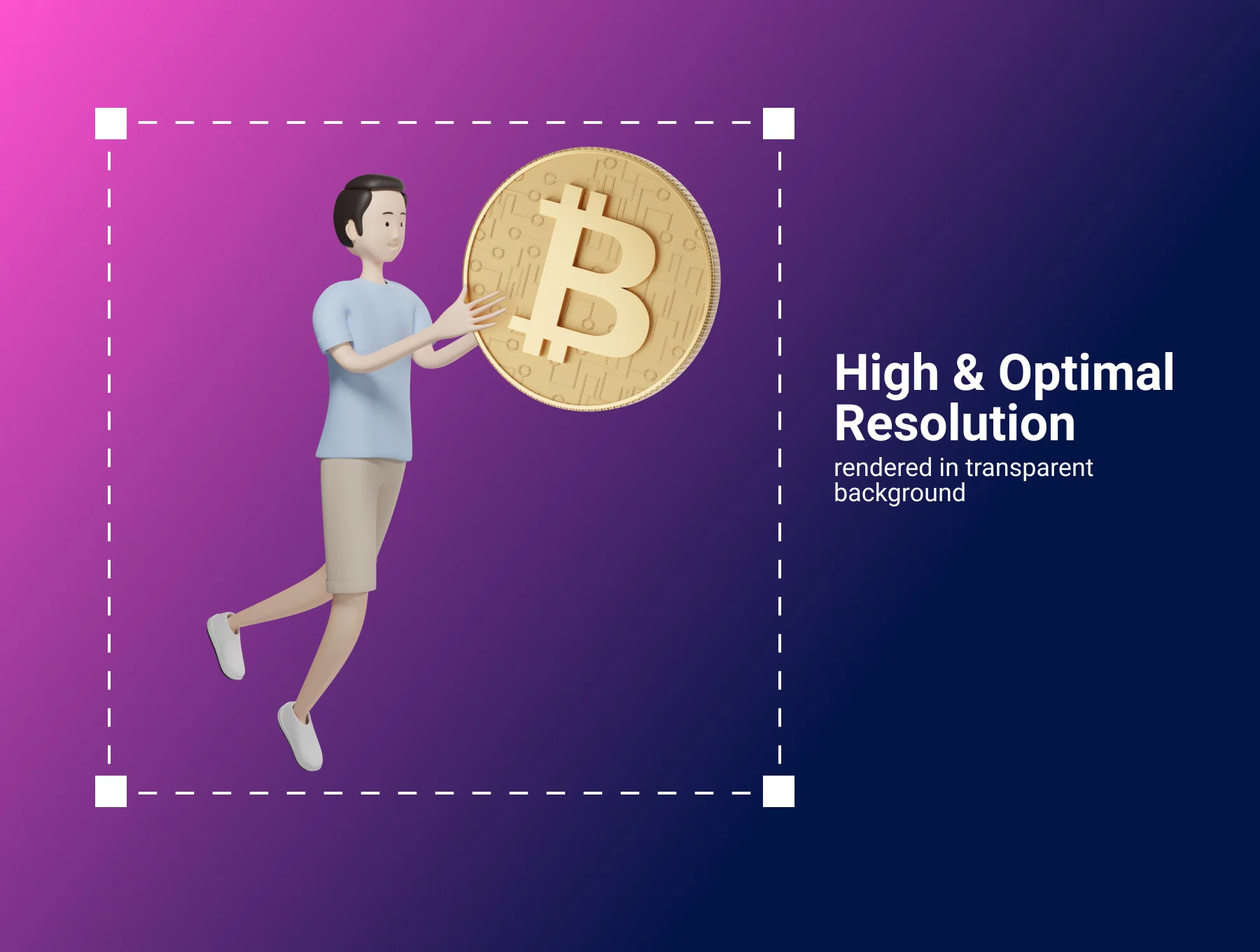 3D Character Pack Crypto Illustration & 3D Elements object 5