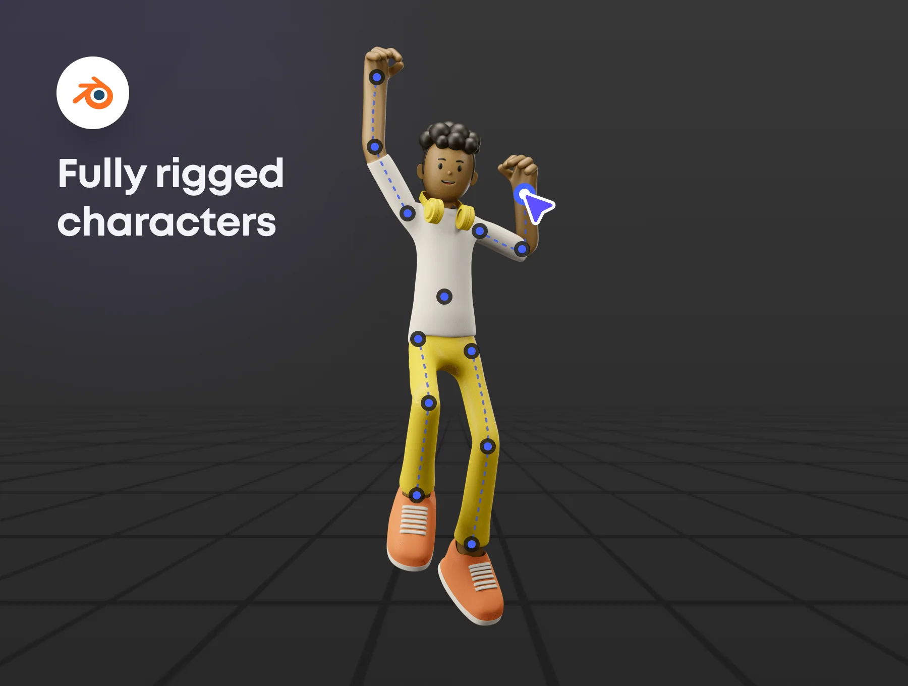3D Character Pack Illustration & 3D Elements object 5