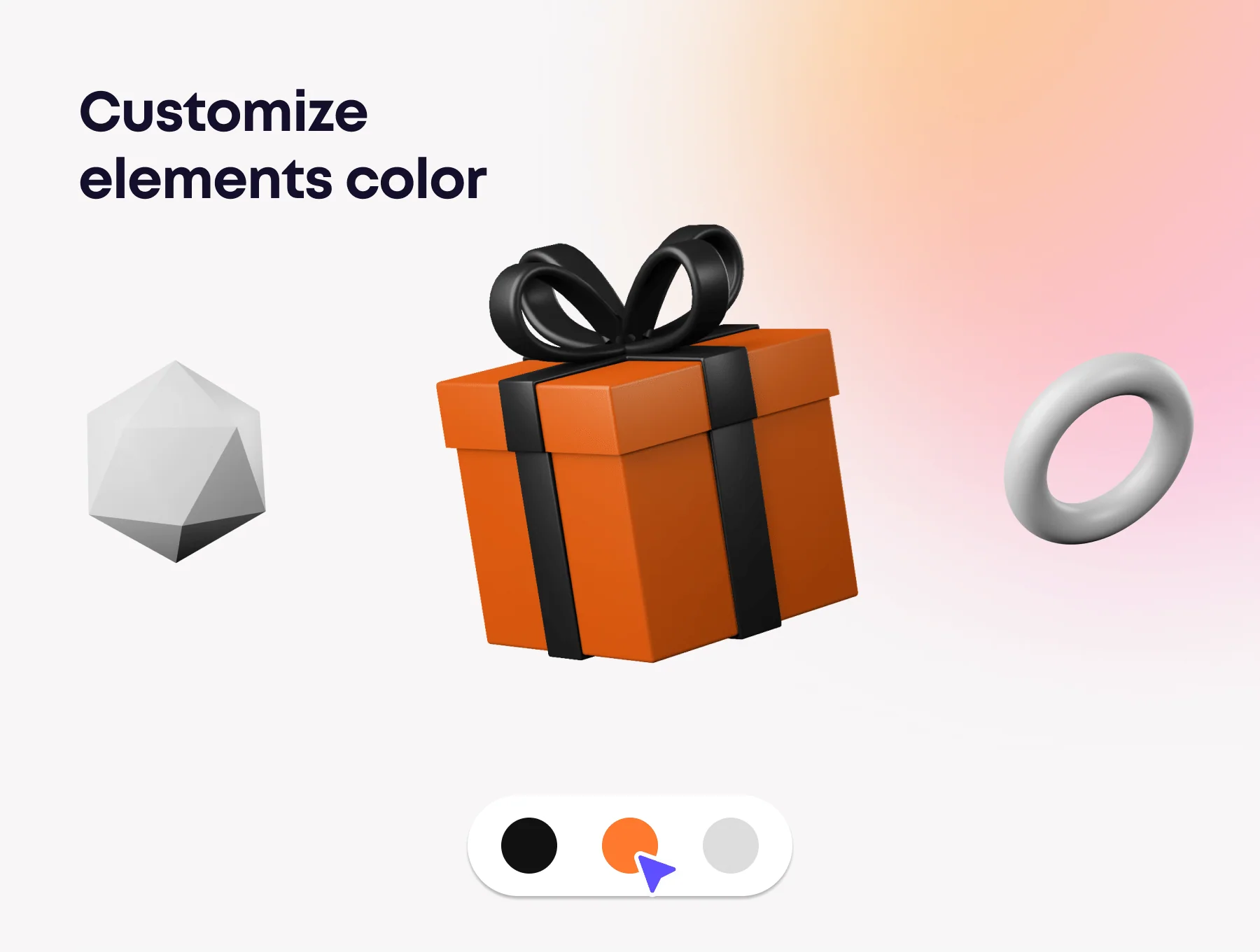 3D Character Pack Illustration & 3D Elements object 7