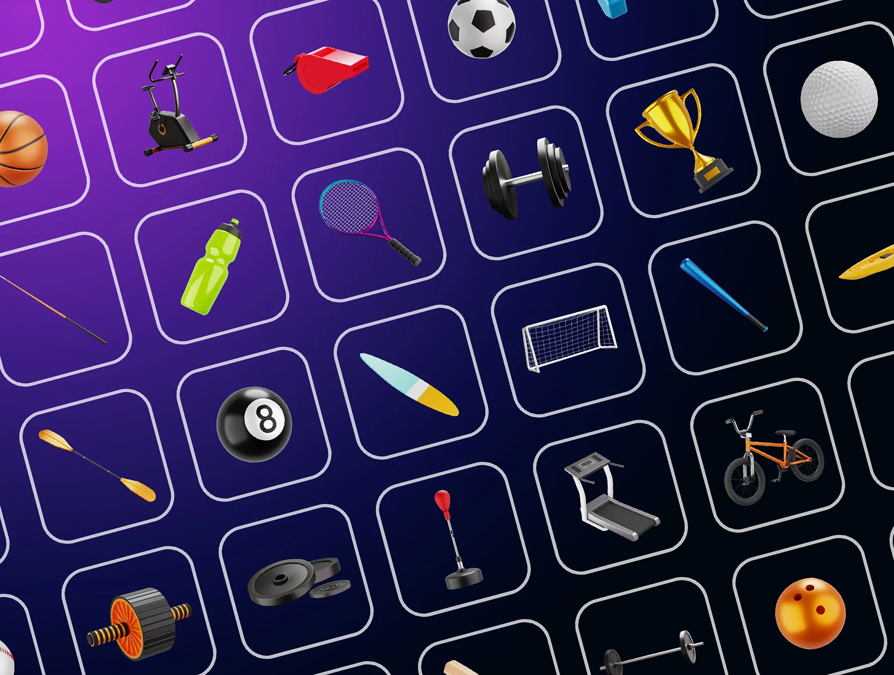 3D Character Pack Sport Illustration & 3D Elements object 9