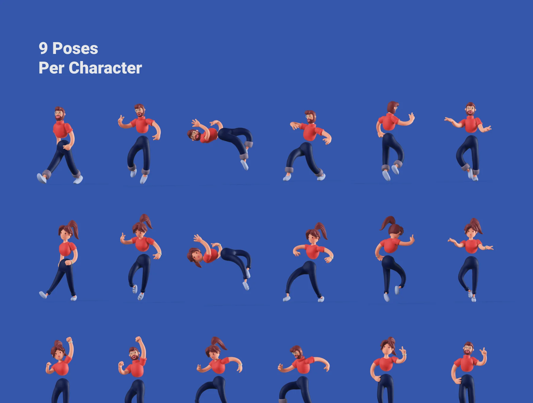 3D Character Pack 4