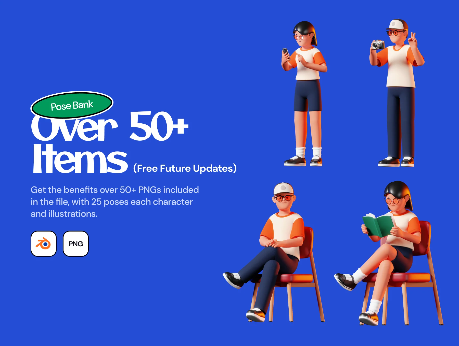 3D Character Poses 3